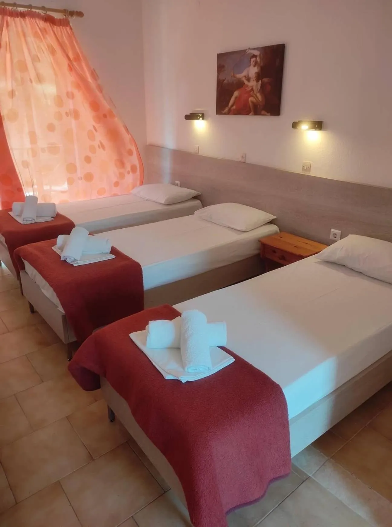 Bed in Kalypso studio Resorts