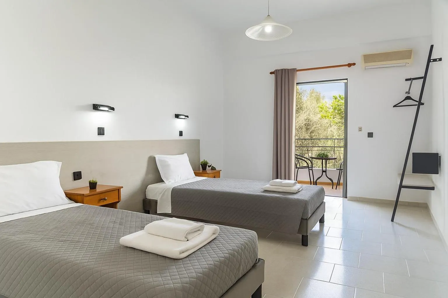 Bed in Kalypso studio Resorts