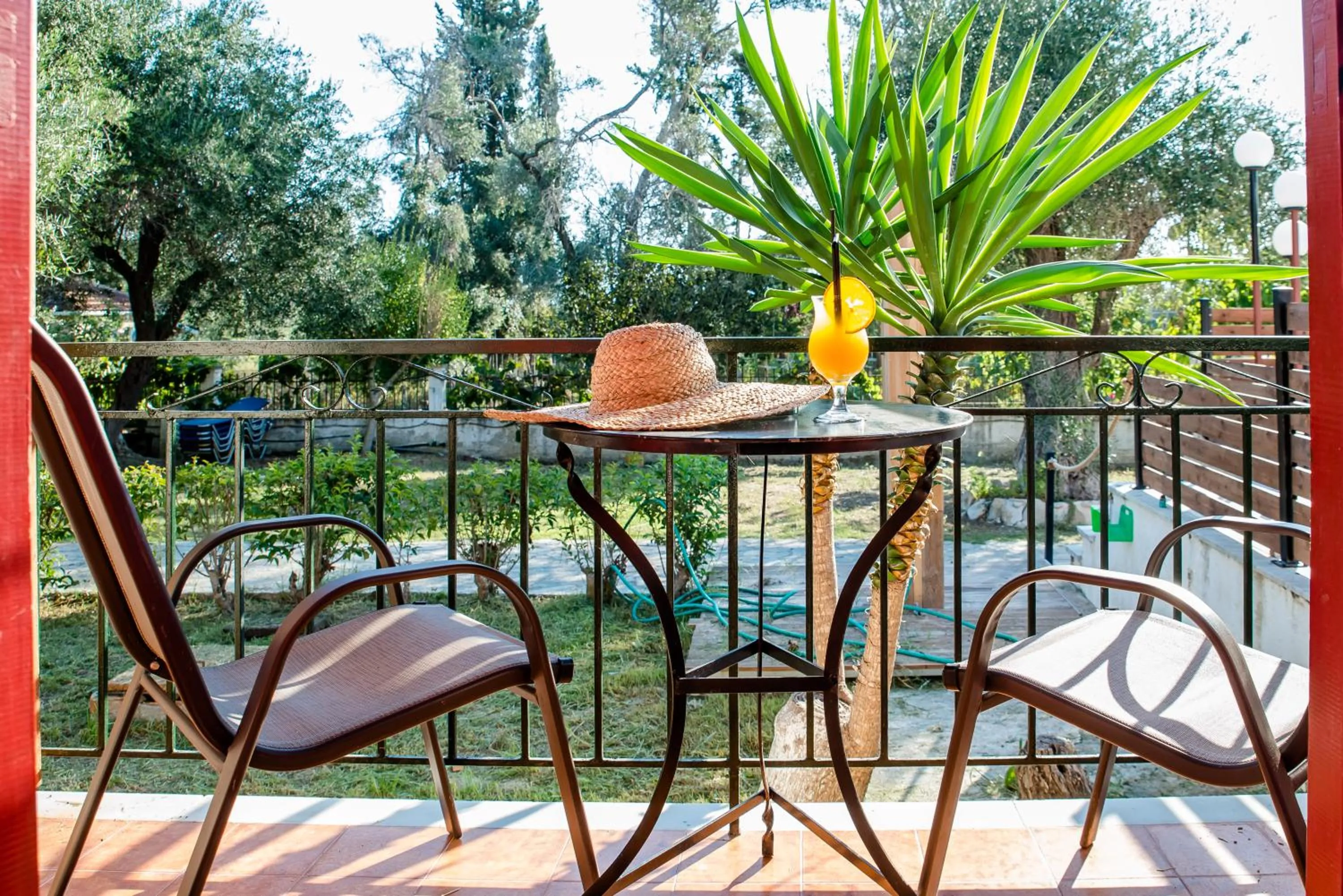 Balcony/Terrace in Kalypso studio Resorts