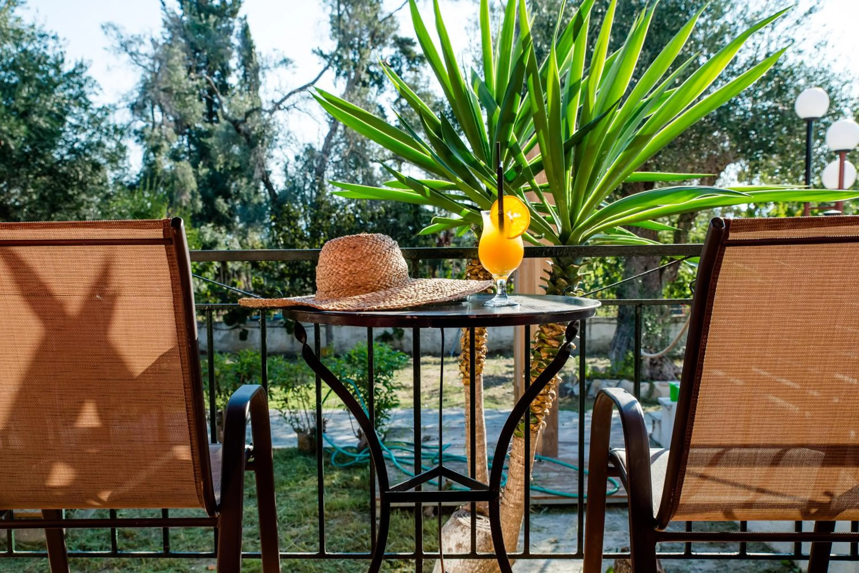 Balcony/Terrace in Kalypso studio Resorts