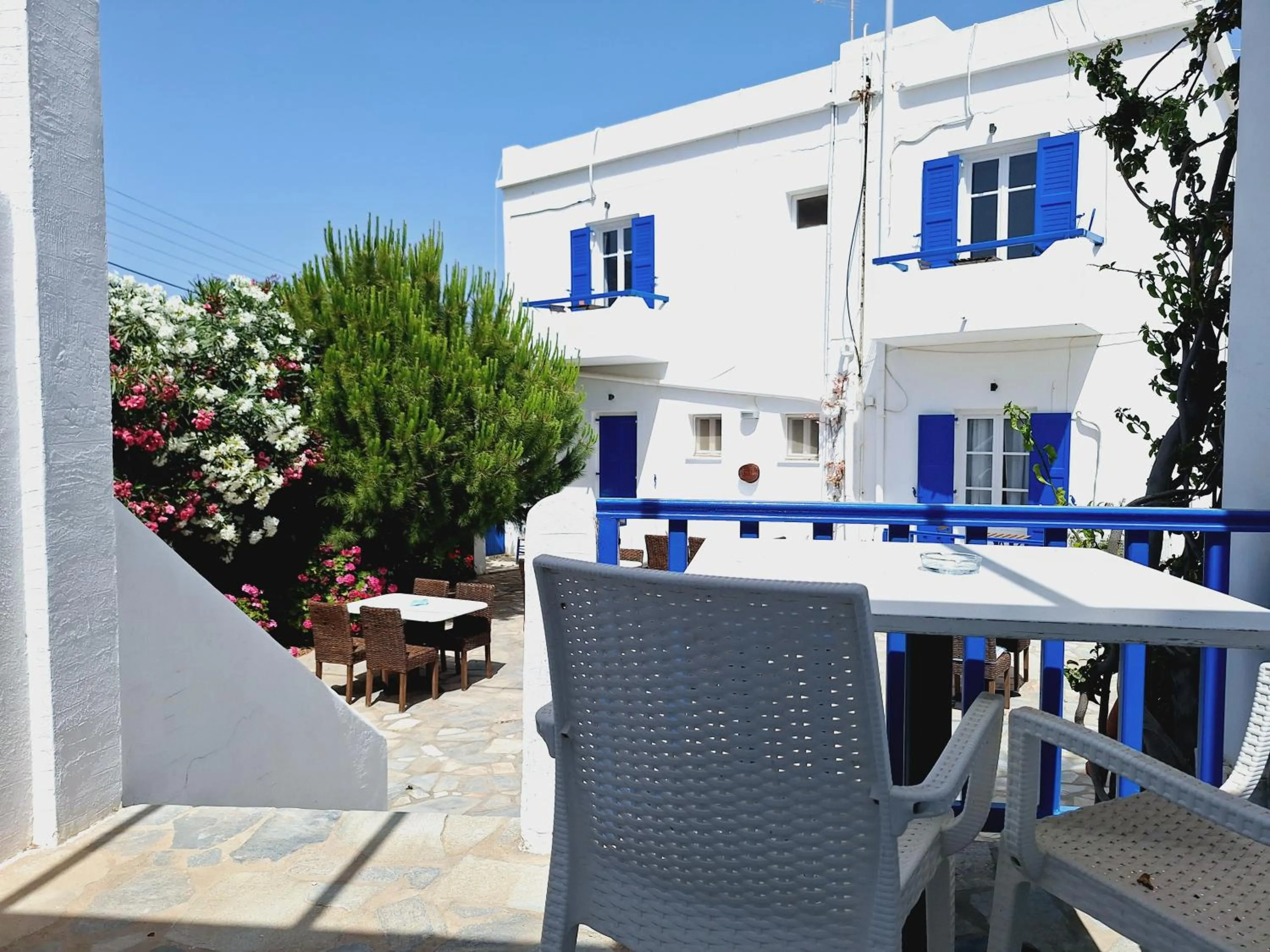 Balcony/Terrace in Εvi Evan Hotel