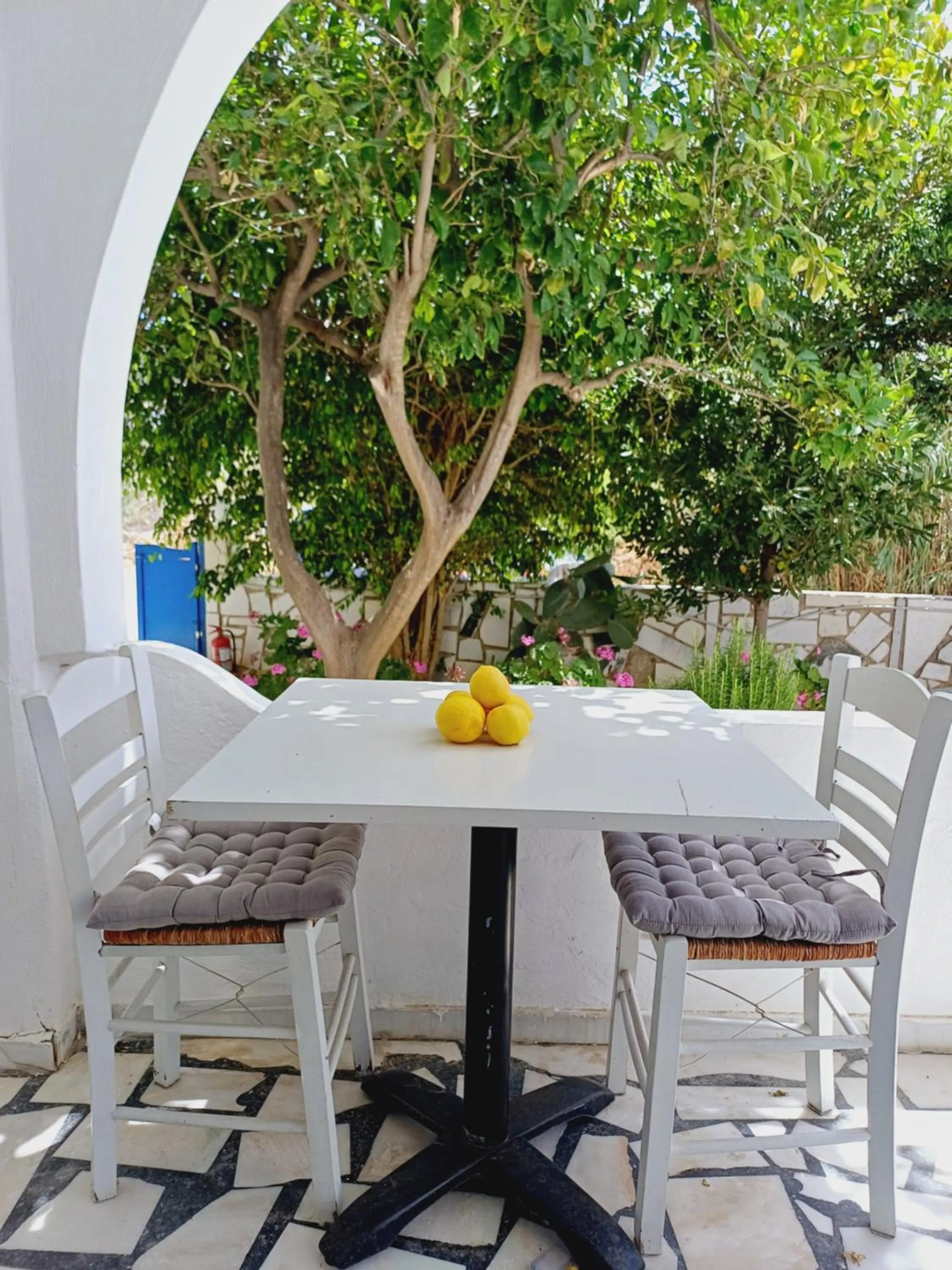 Balcony/Terrace in Εvi Evan Hotel
