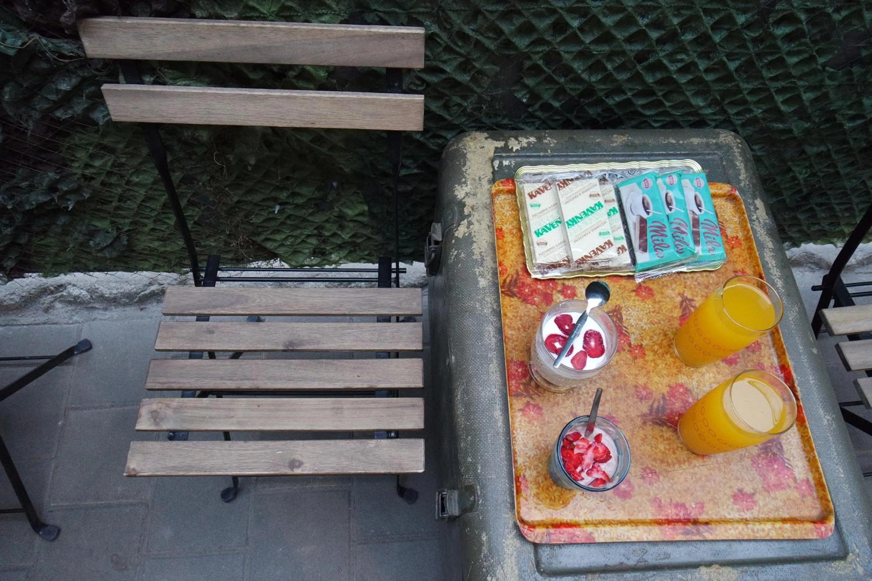 Food close-up in 10-Z Bunker