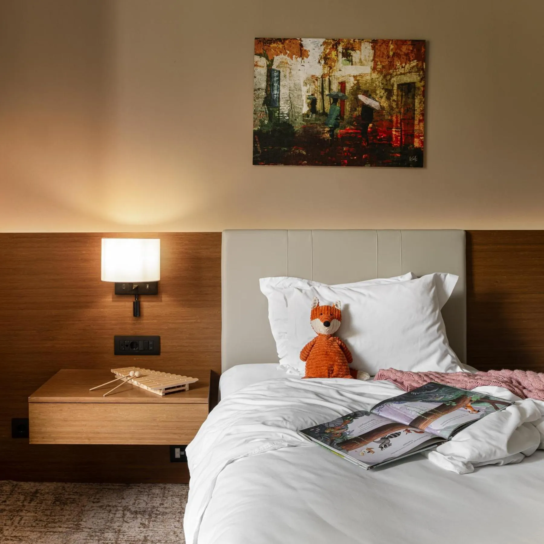 Decorative detail, Bed in Hyatt Regency Thessaloniki