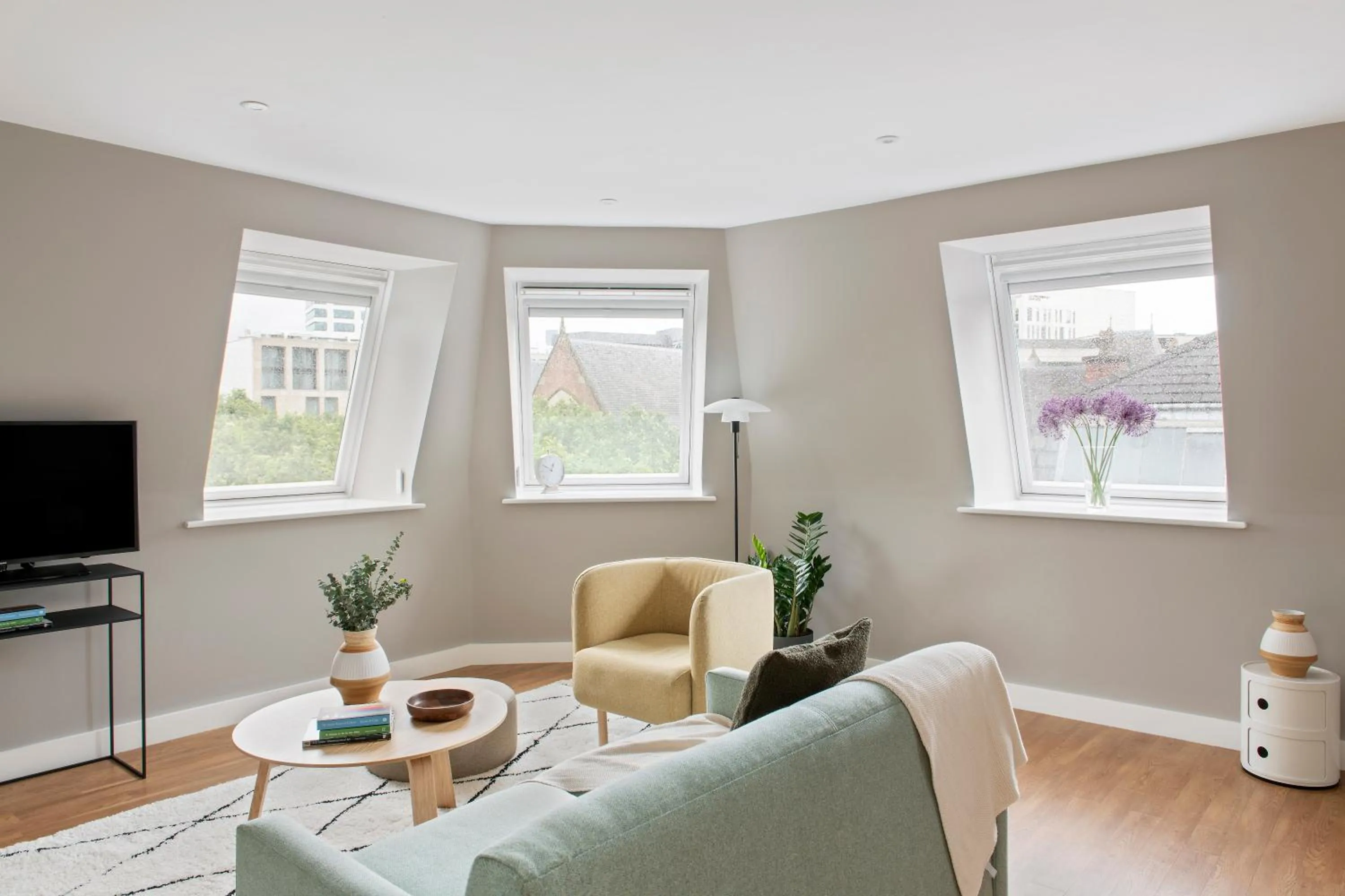 Living room in Cove Minshull Street