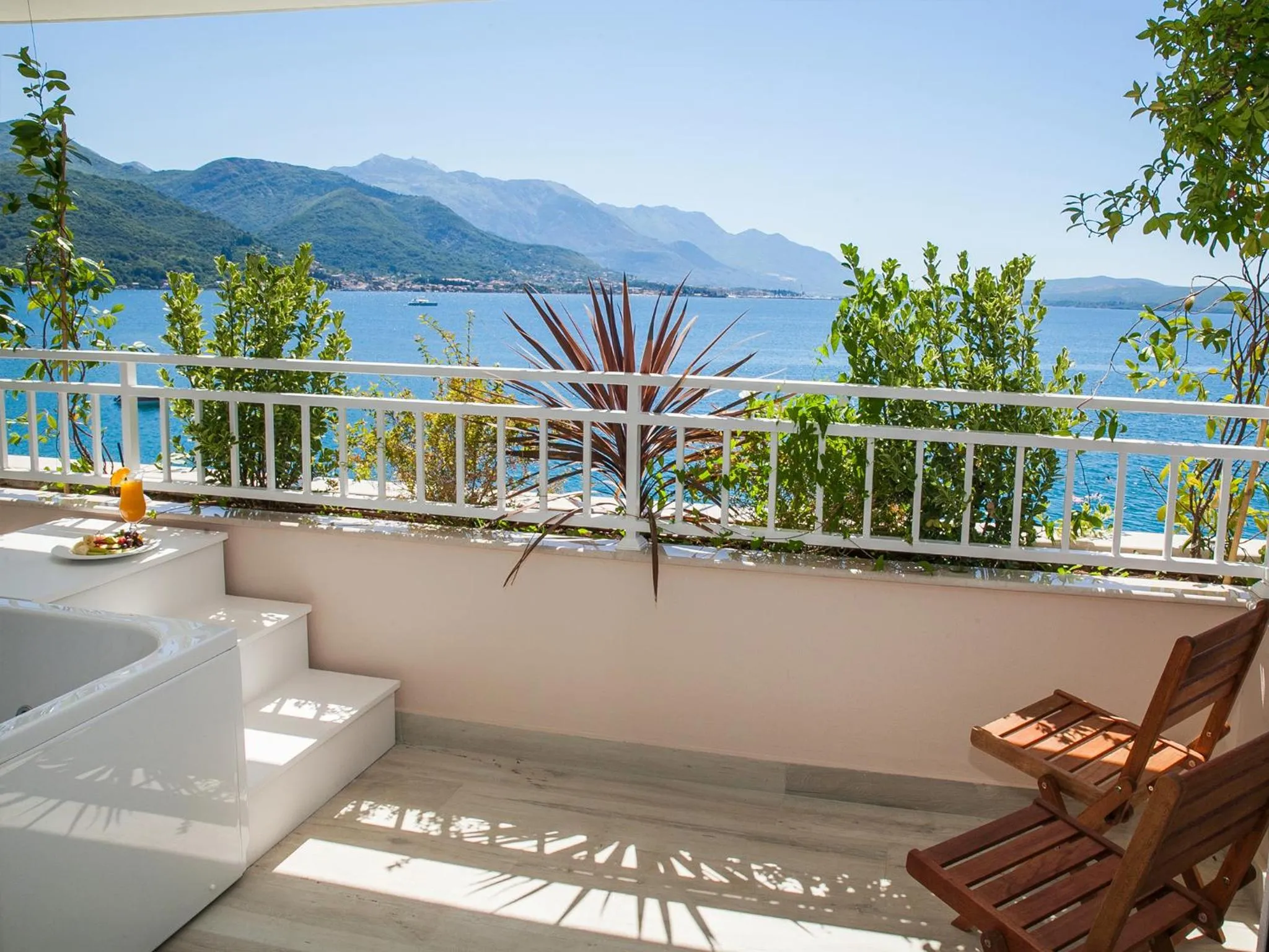 Balcony/Terrace in Hotel Casa del Mare - Blanche