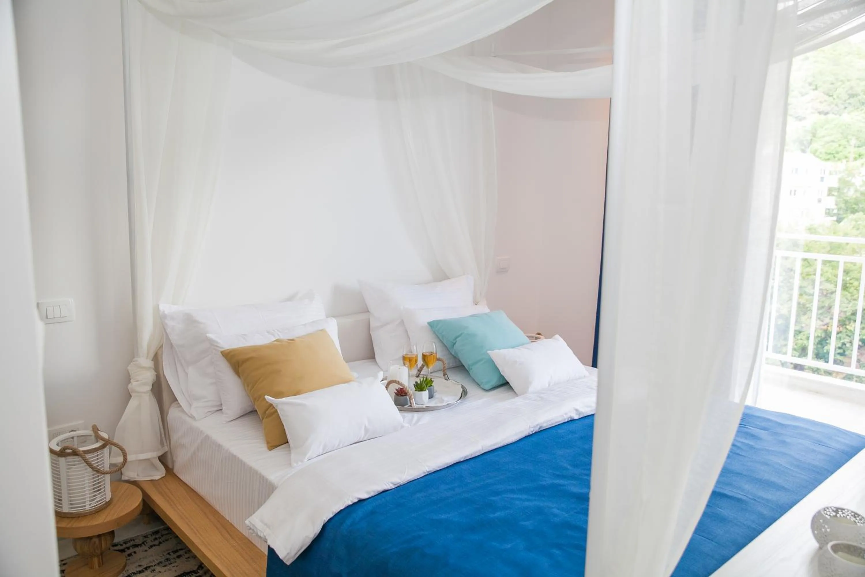 Bed in Hotel Casa del Mare - Blanche