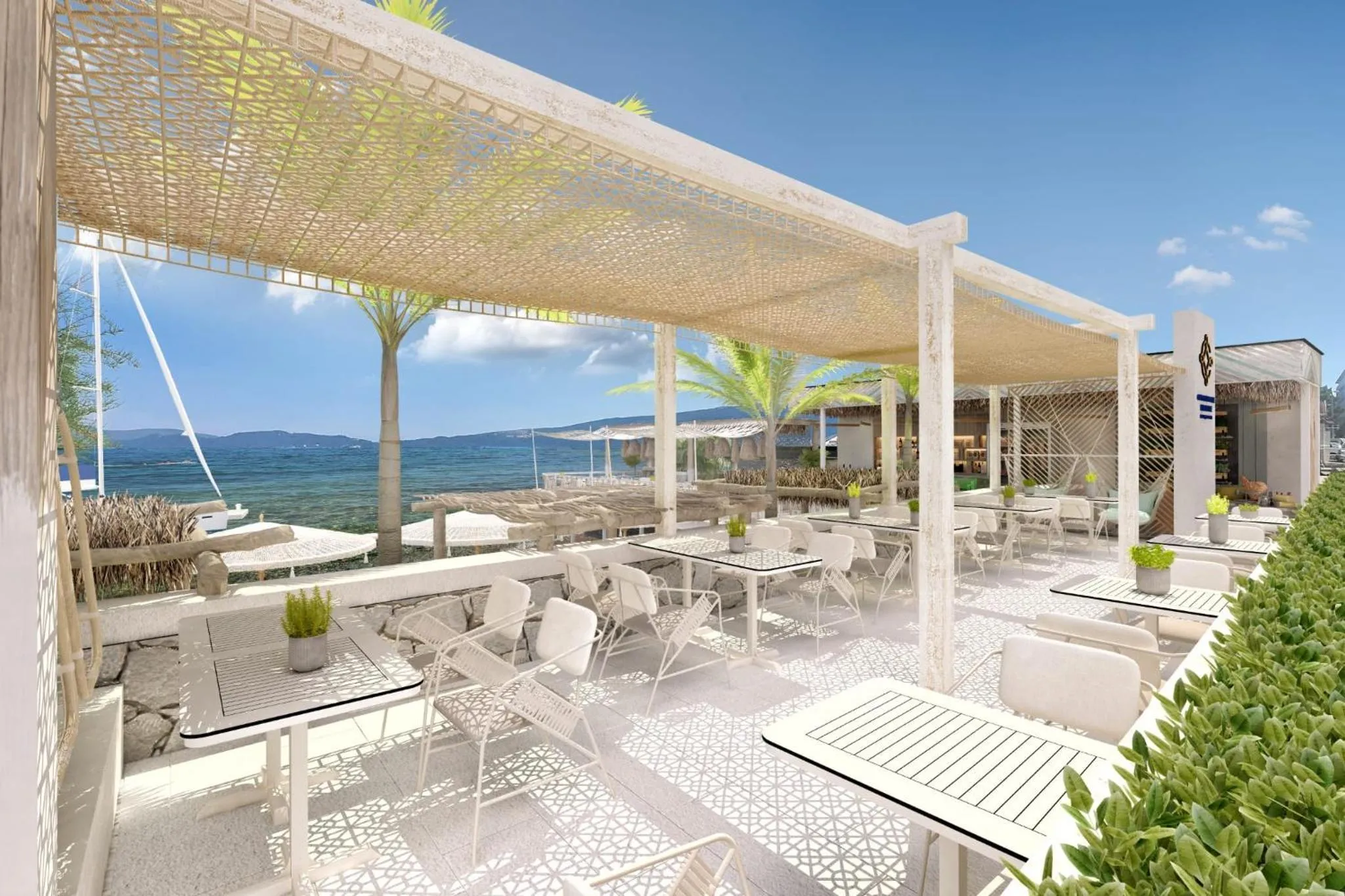 Restaurant/places to eat in Hotel Casa del Mare - Blanche