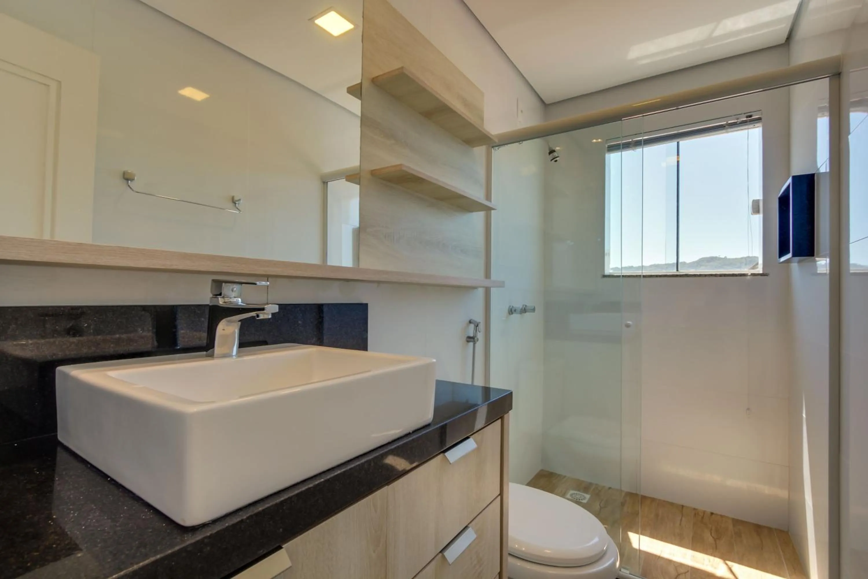 Bathroom in Imigrantes Apart Hotel