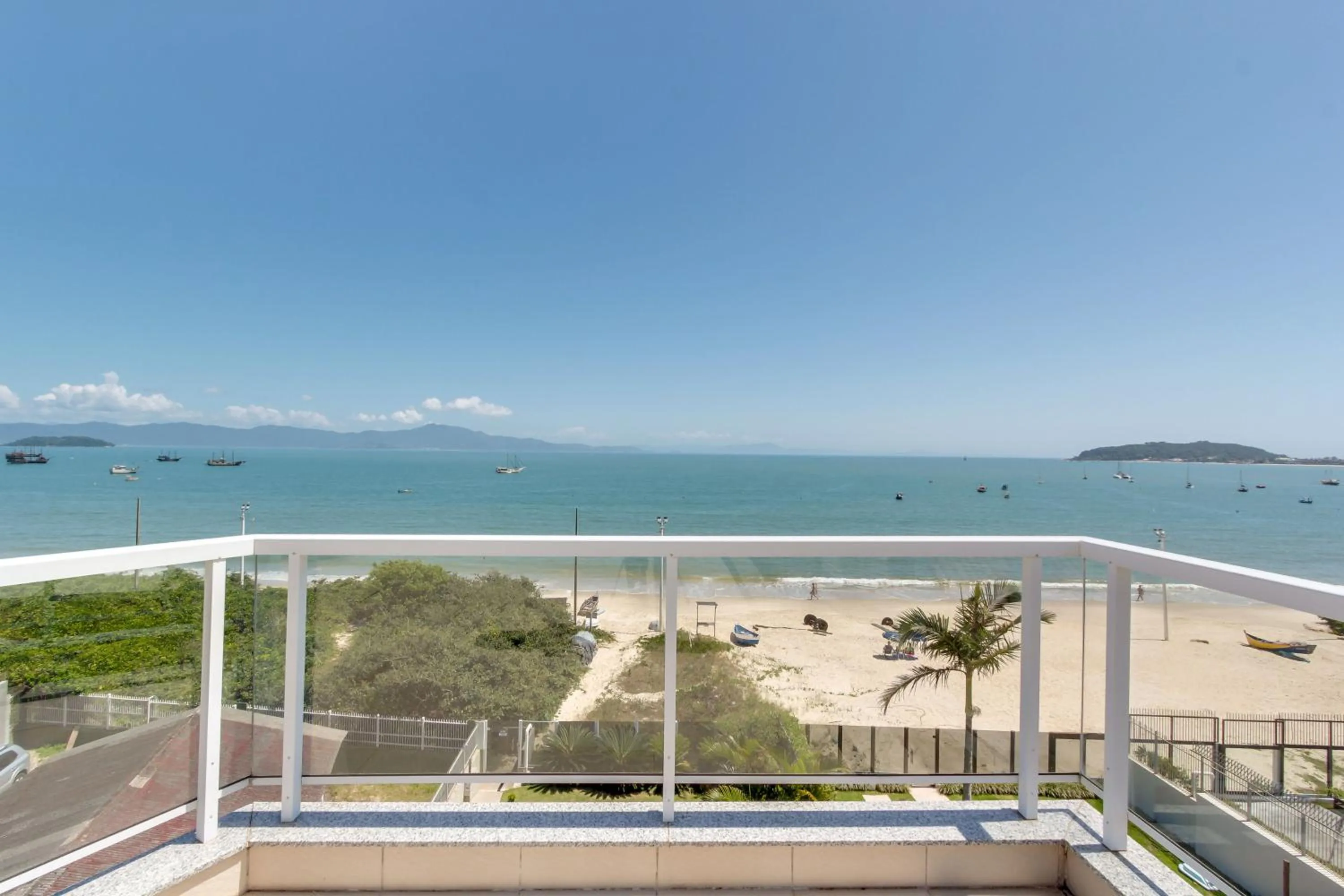 Balcony/Terrace in Imigrantes Apart Hotel