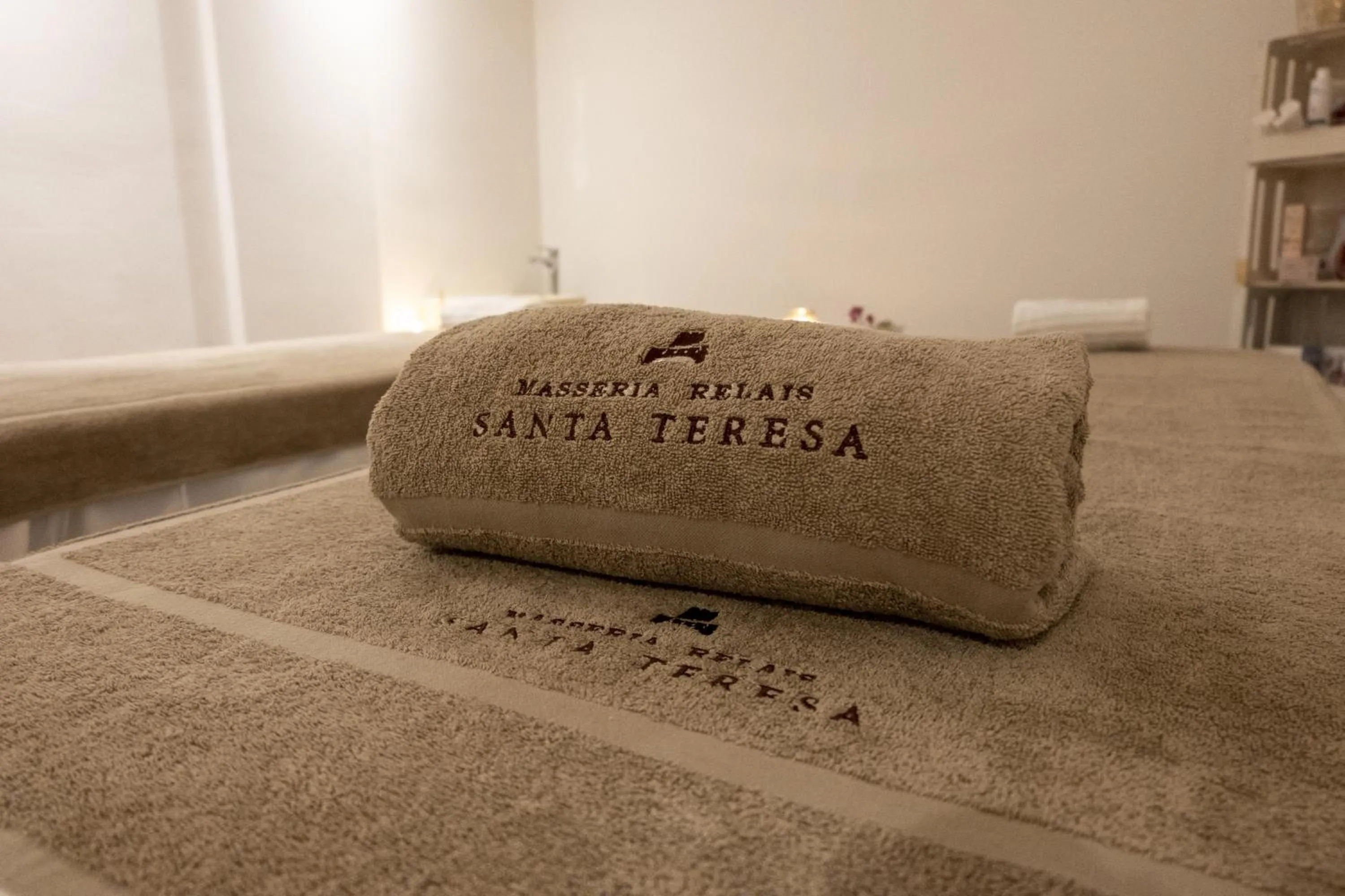 towels, Bed in Masseria Relais Santa Teresa