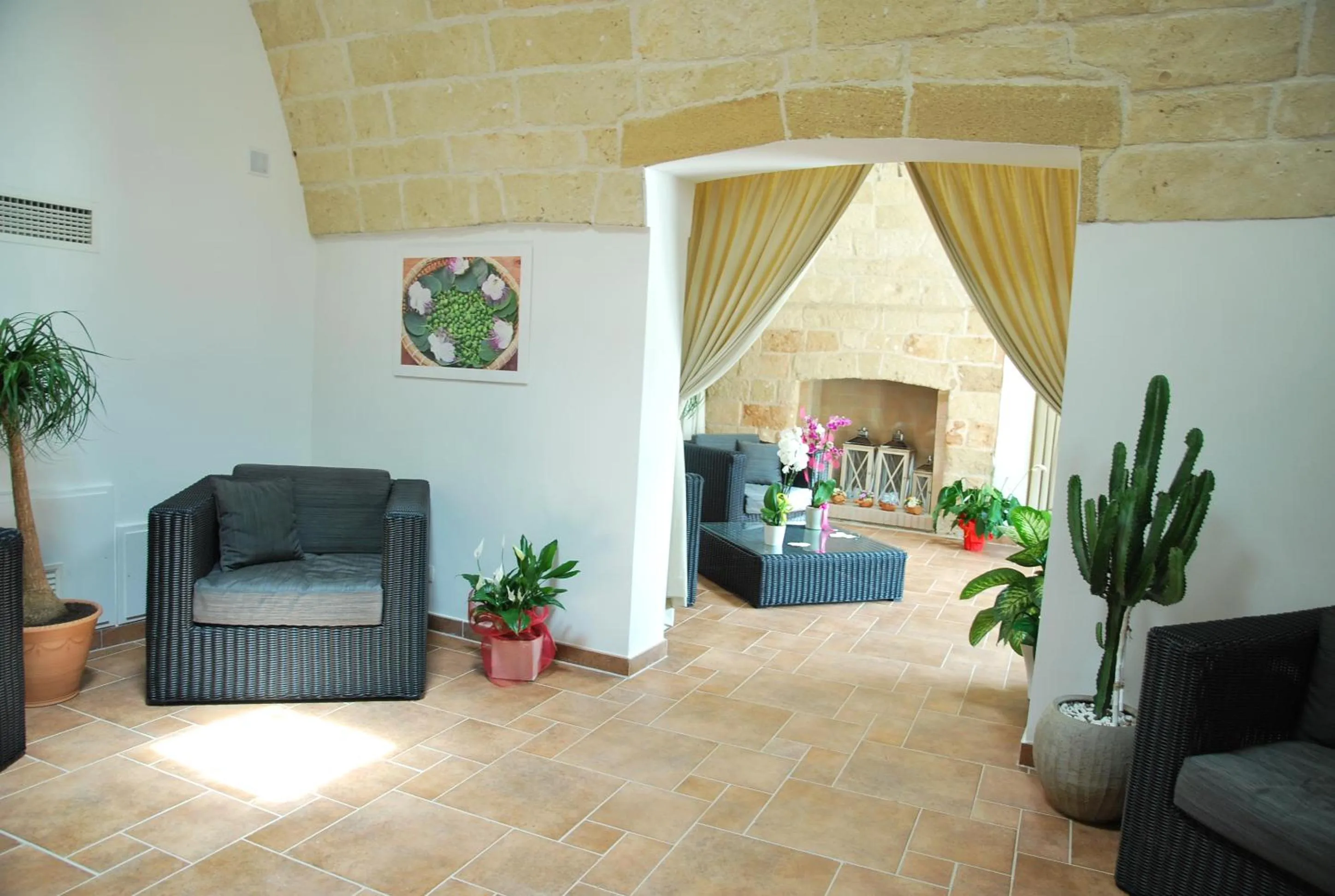 Lobby or reception in Masseria Relais Santa Teresa
