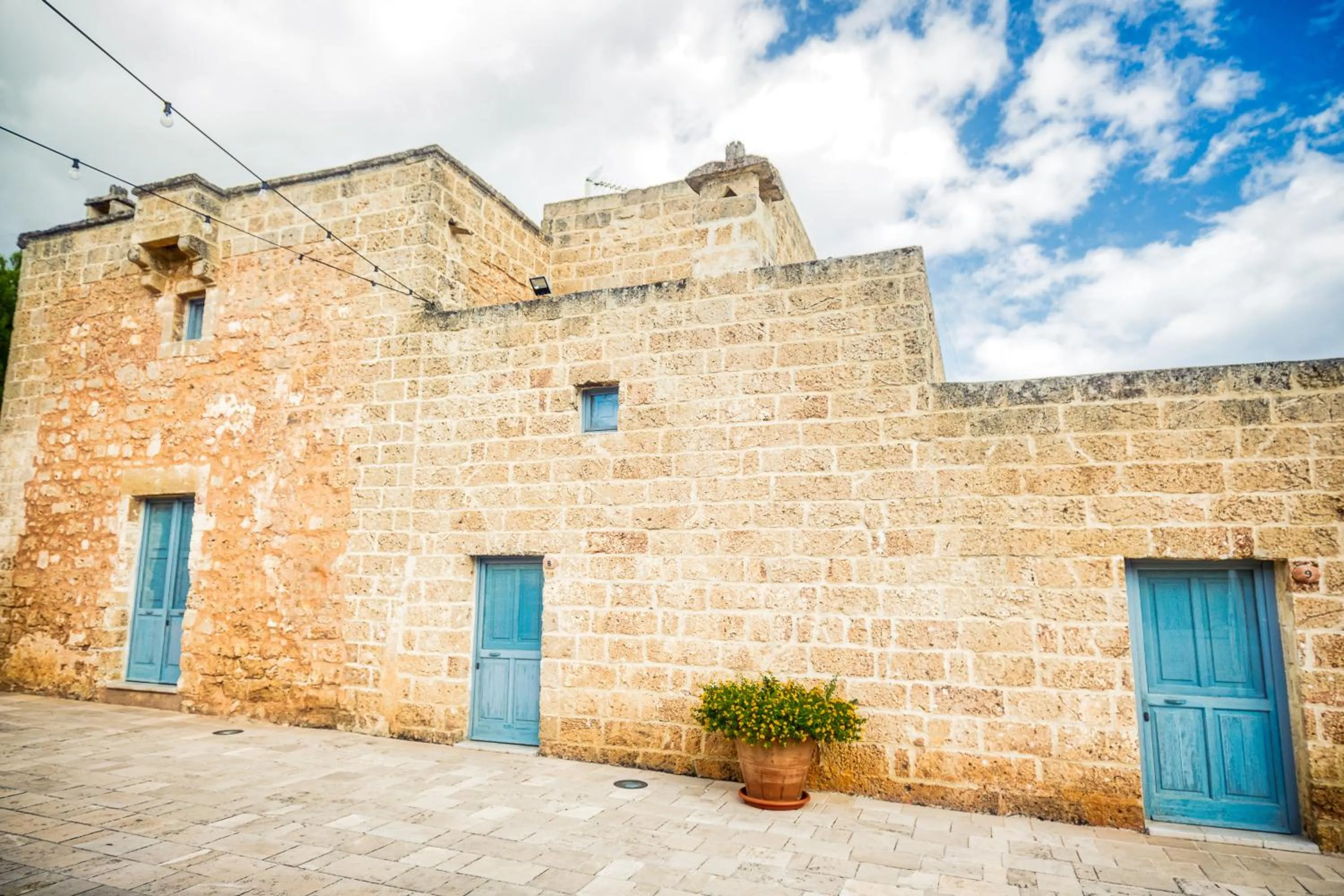 Facade/entrance in Masseria Relais Santa Teresa