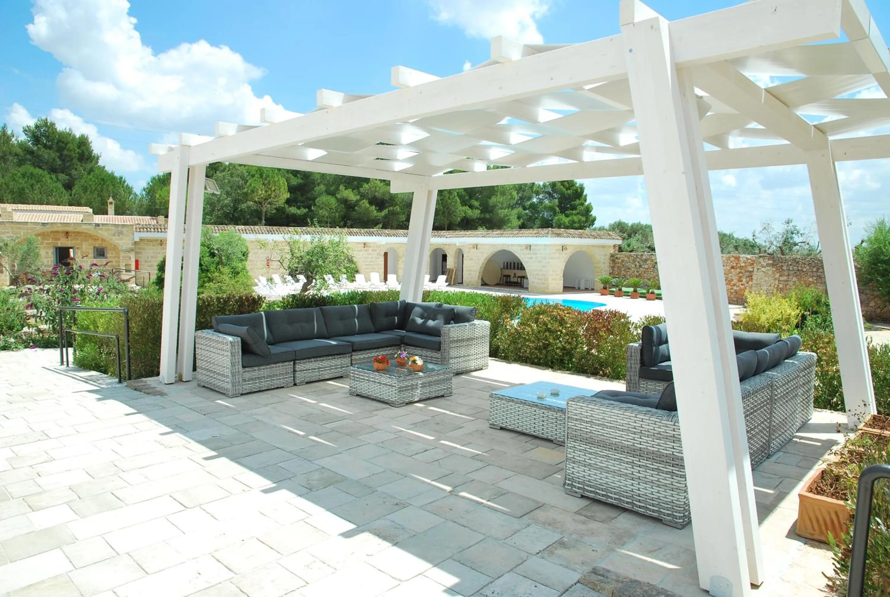 Patio in Masseria Relais Santa Teresa