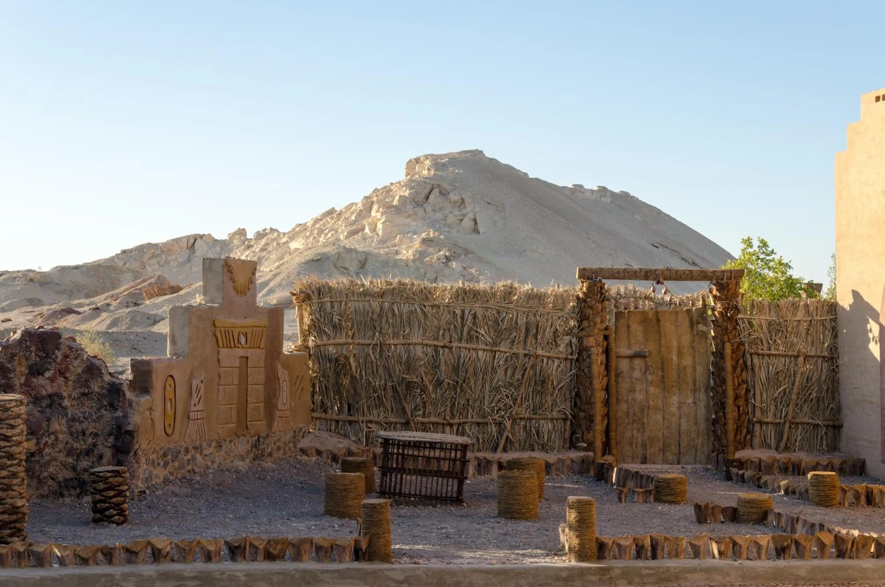 Patio in Qasr El Bagawat Hotel