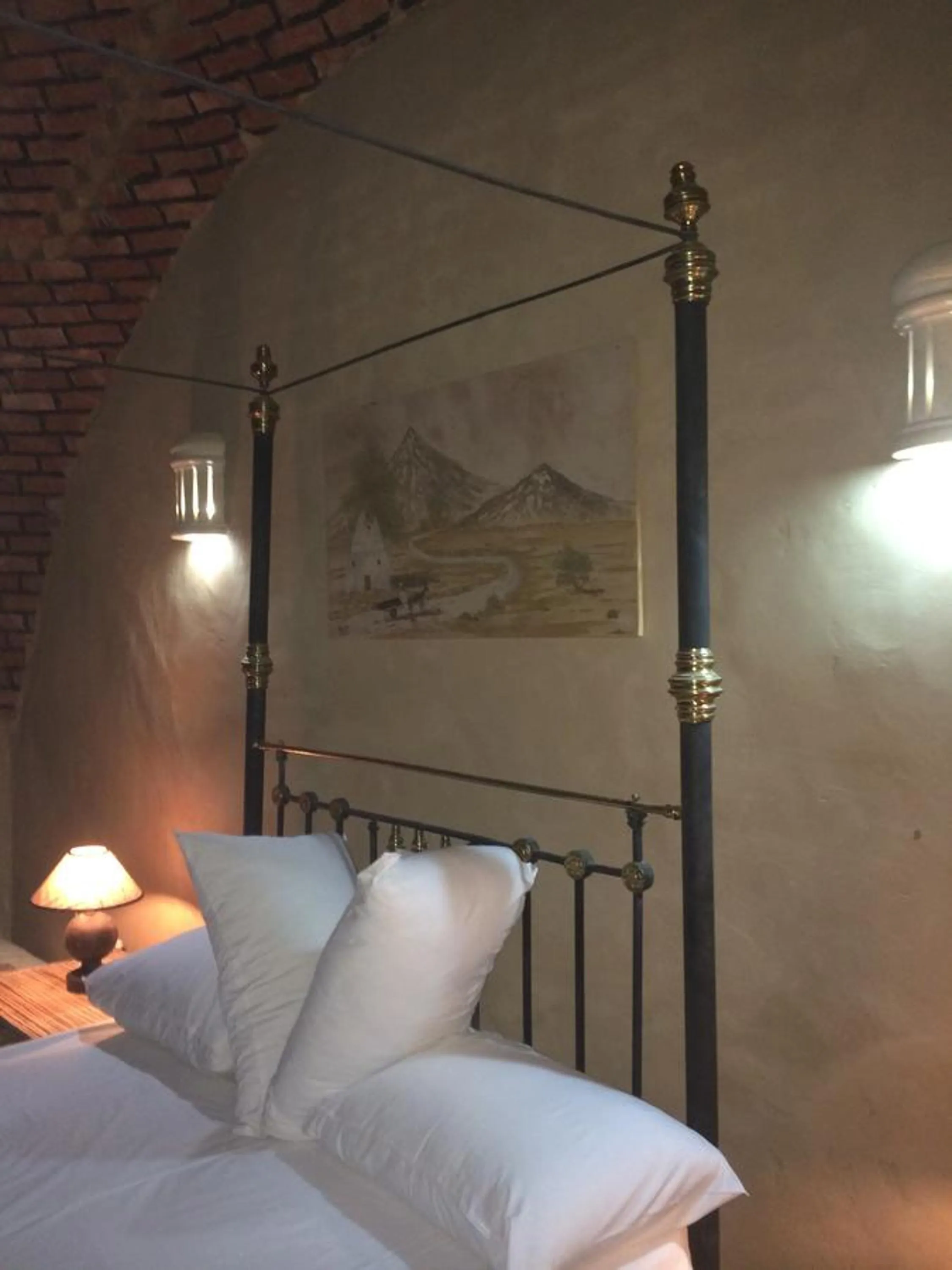 Night, Bed in Qasr El Bagawat Hotel