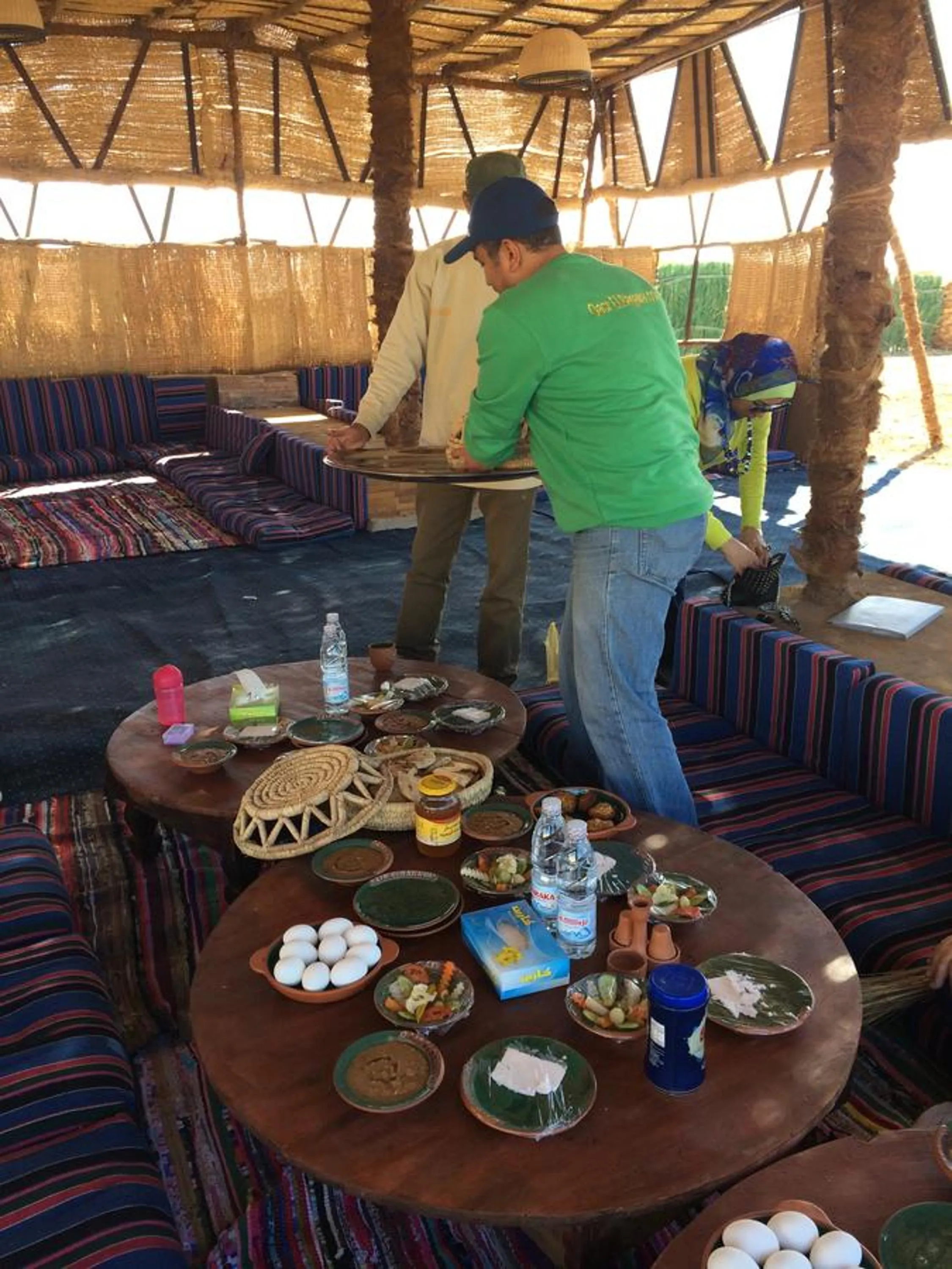 Staff in Qasr El Bagawat Hotel