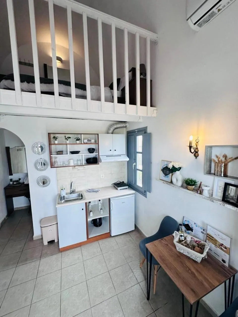 Kitchen or kitchenette in Mare Nostrum Santo