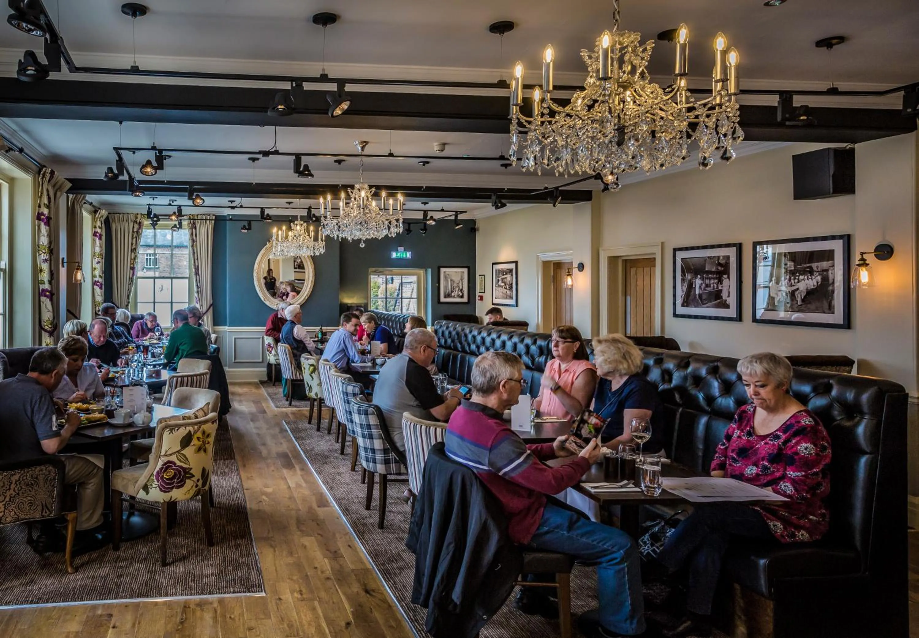 Dining area in The Golden Fleece Hotel, Thirsk, North Yorkshire - The Coaching Inn Group