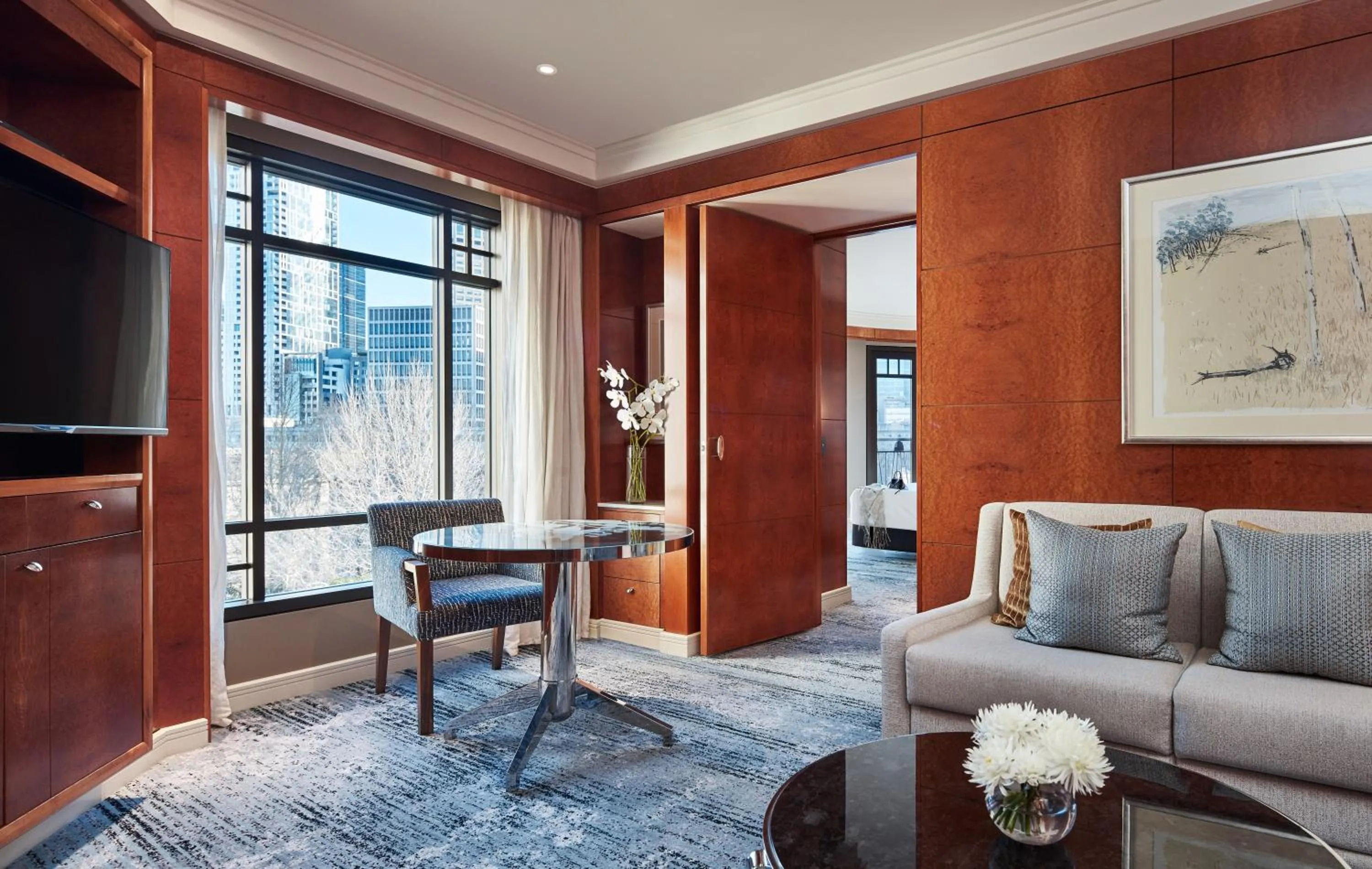 Living room in Park Hyatt Melbourne