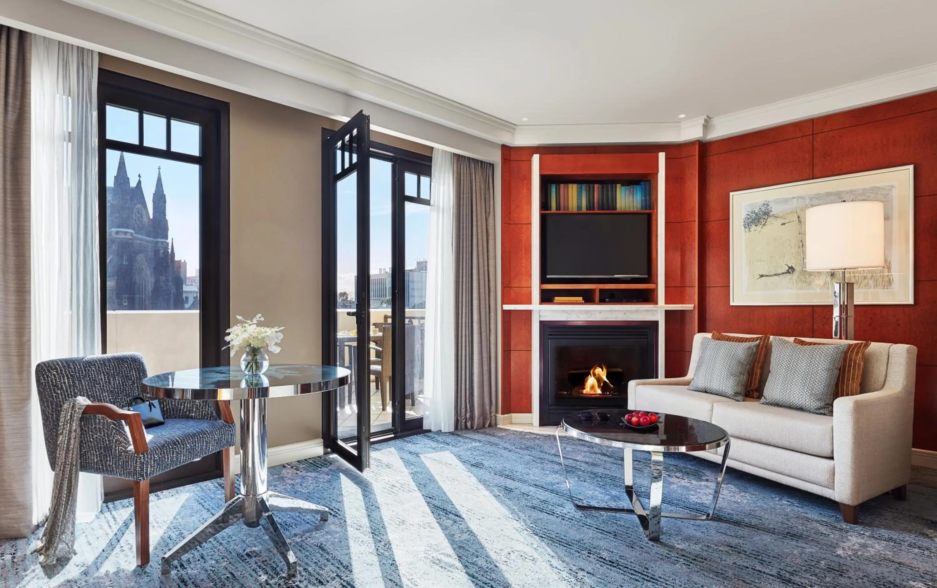 Living room in Park Hyatt Melbourne