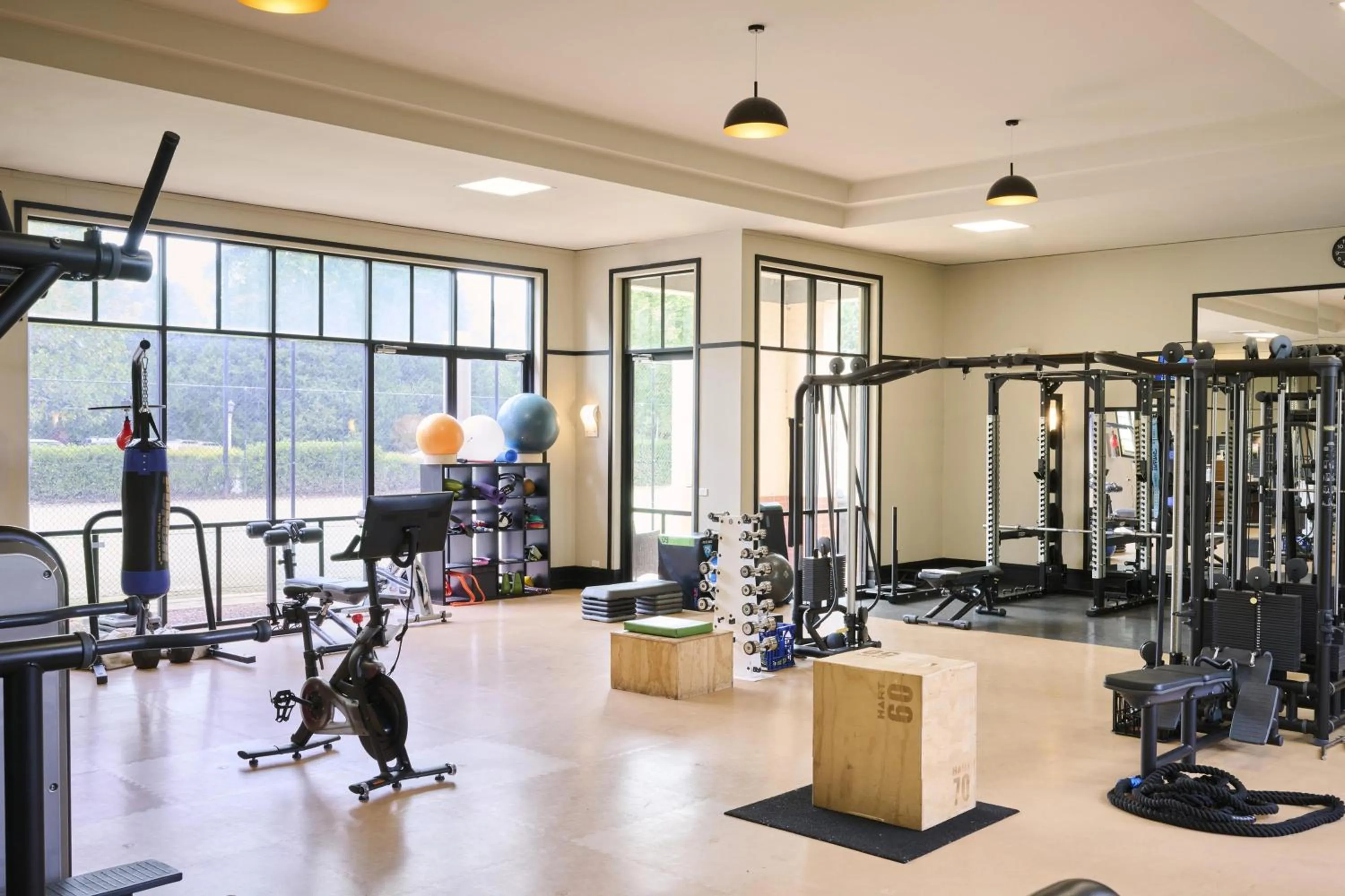 Fitness centre/facilities in Hyatt Hotel Canberra - A Park Hyatt Hotel