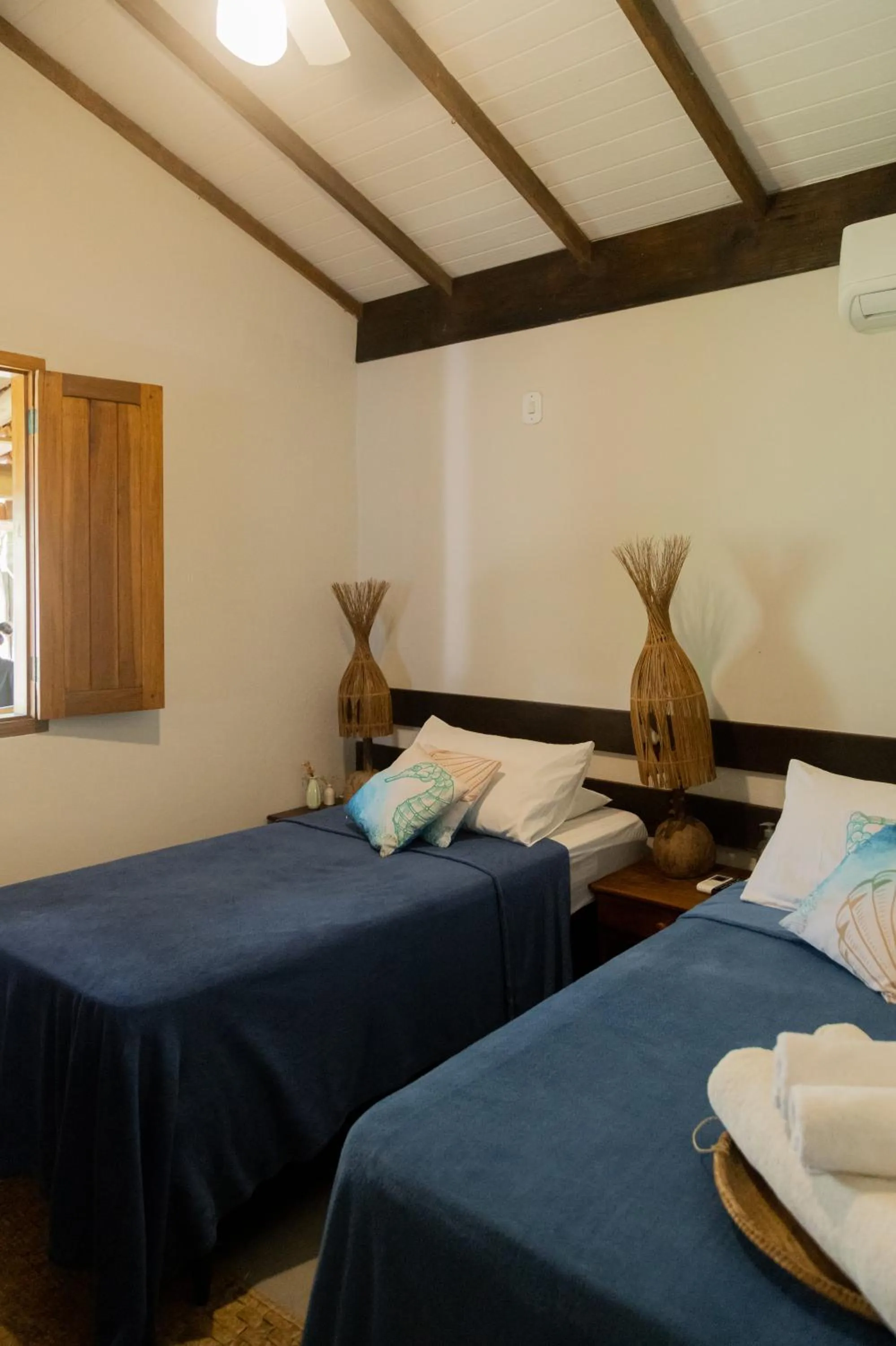 Bed in Pousada Solar