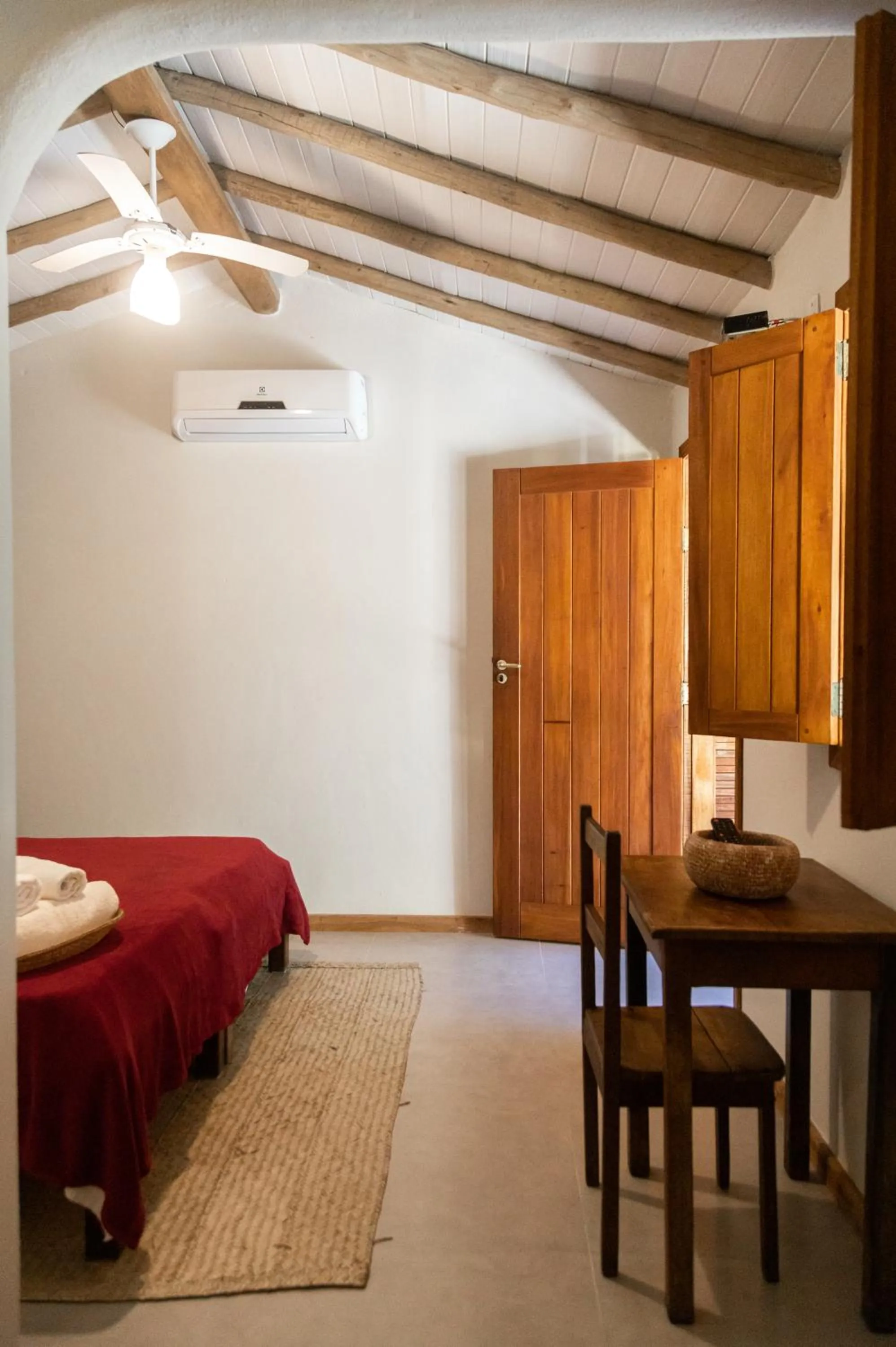 Bed in Pousada Solar