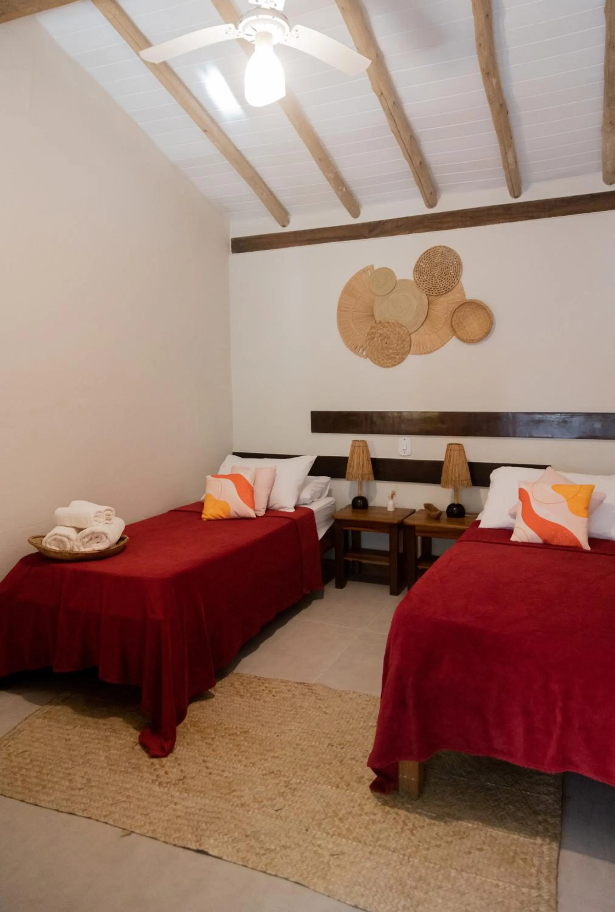 Bed in Pousada Solar