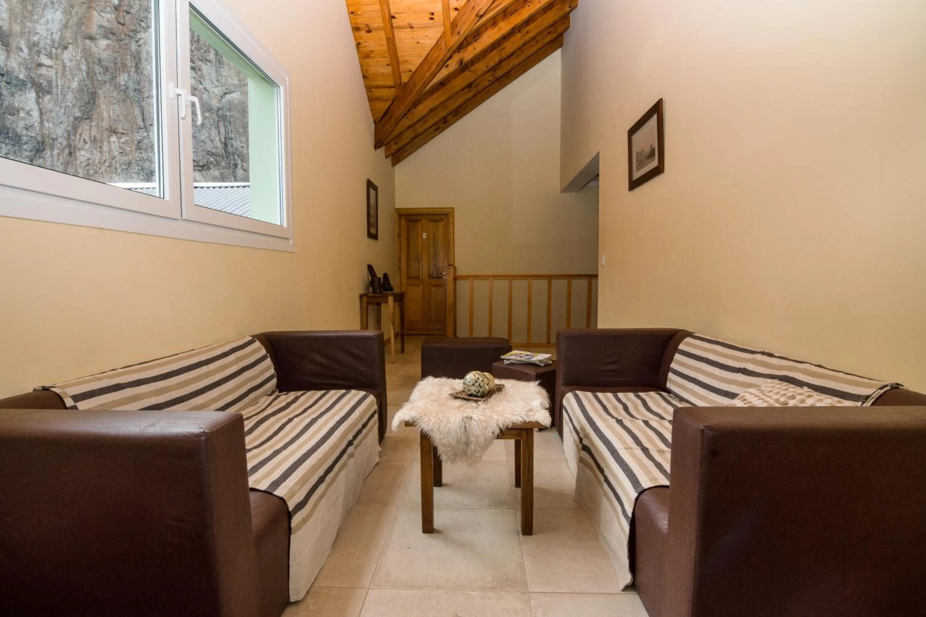 Seating area in Hostería Vertical Lodge