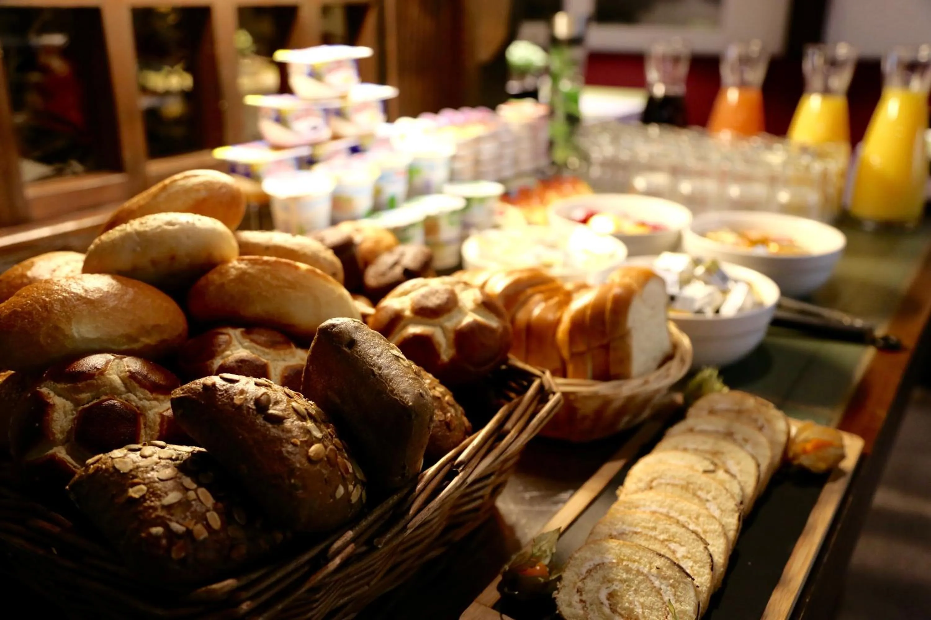 Continental breakfast in Das Waldhaus