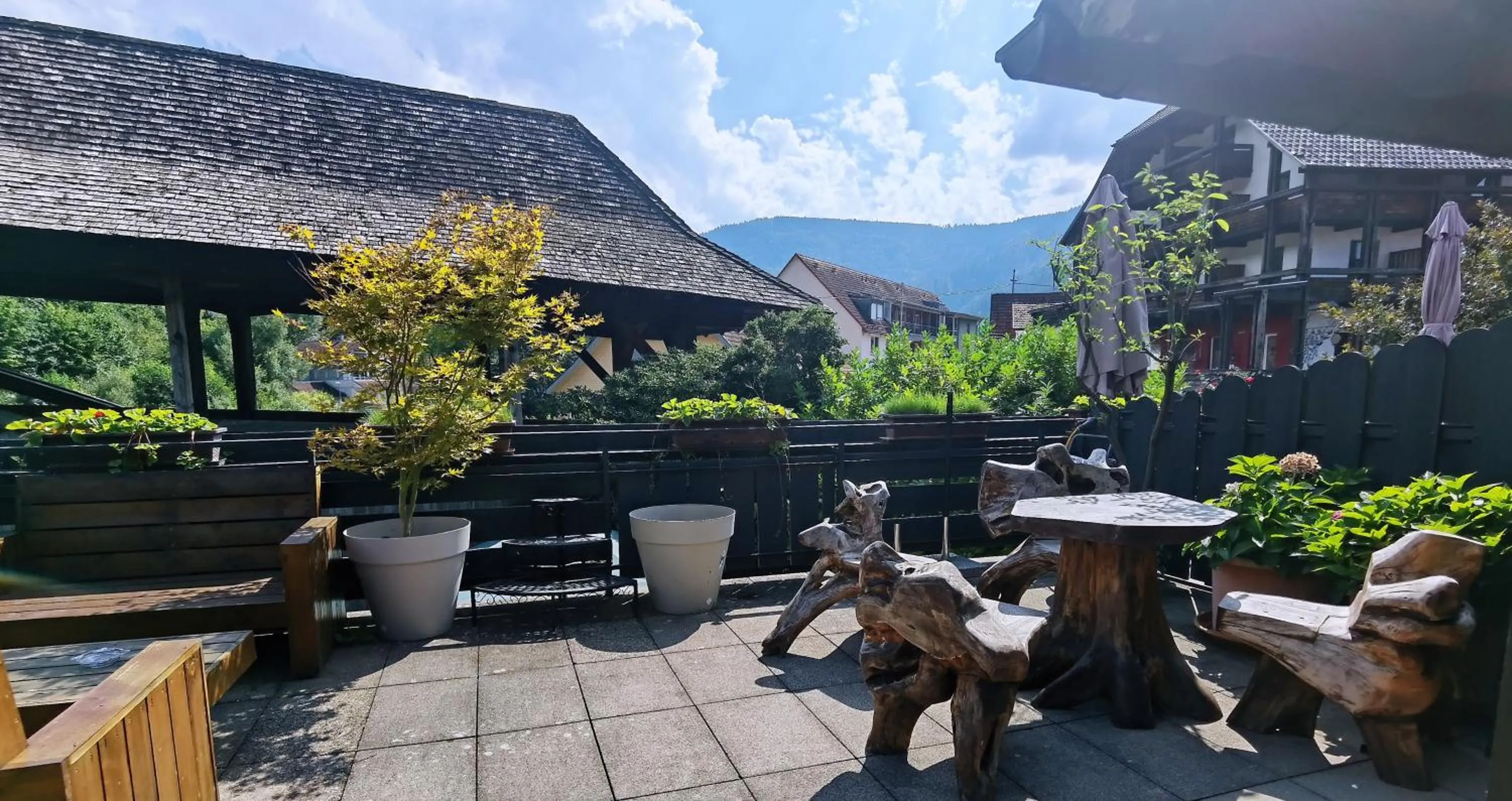 Balcony/Terrace in Das Waldhaus