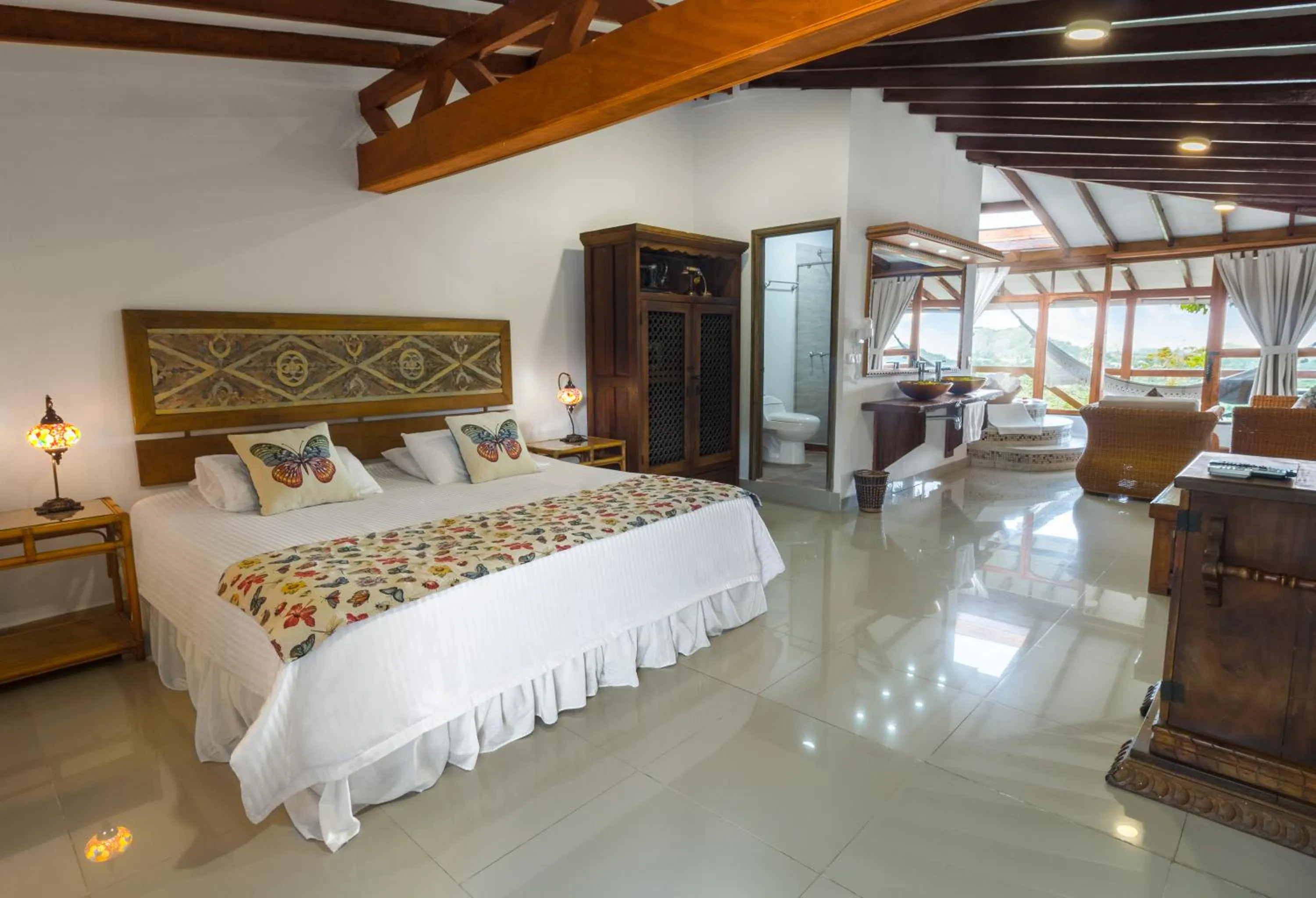 Bed in Hotel Spa La Colina