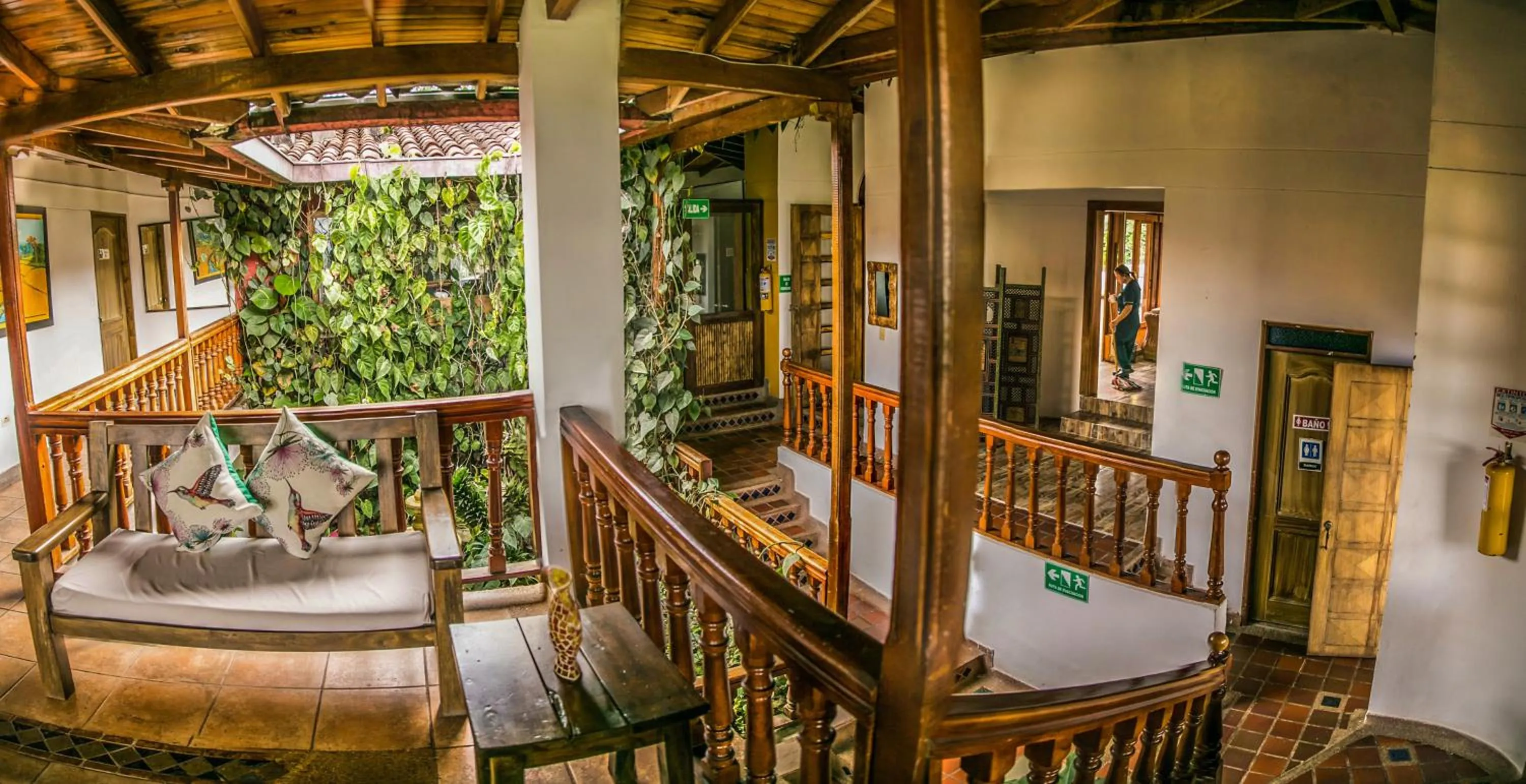 Patio in Hotel Spa La Colina