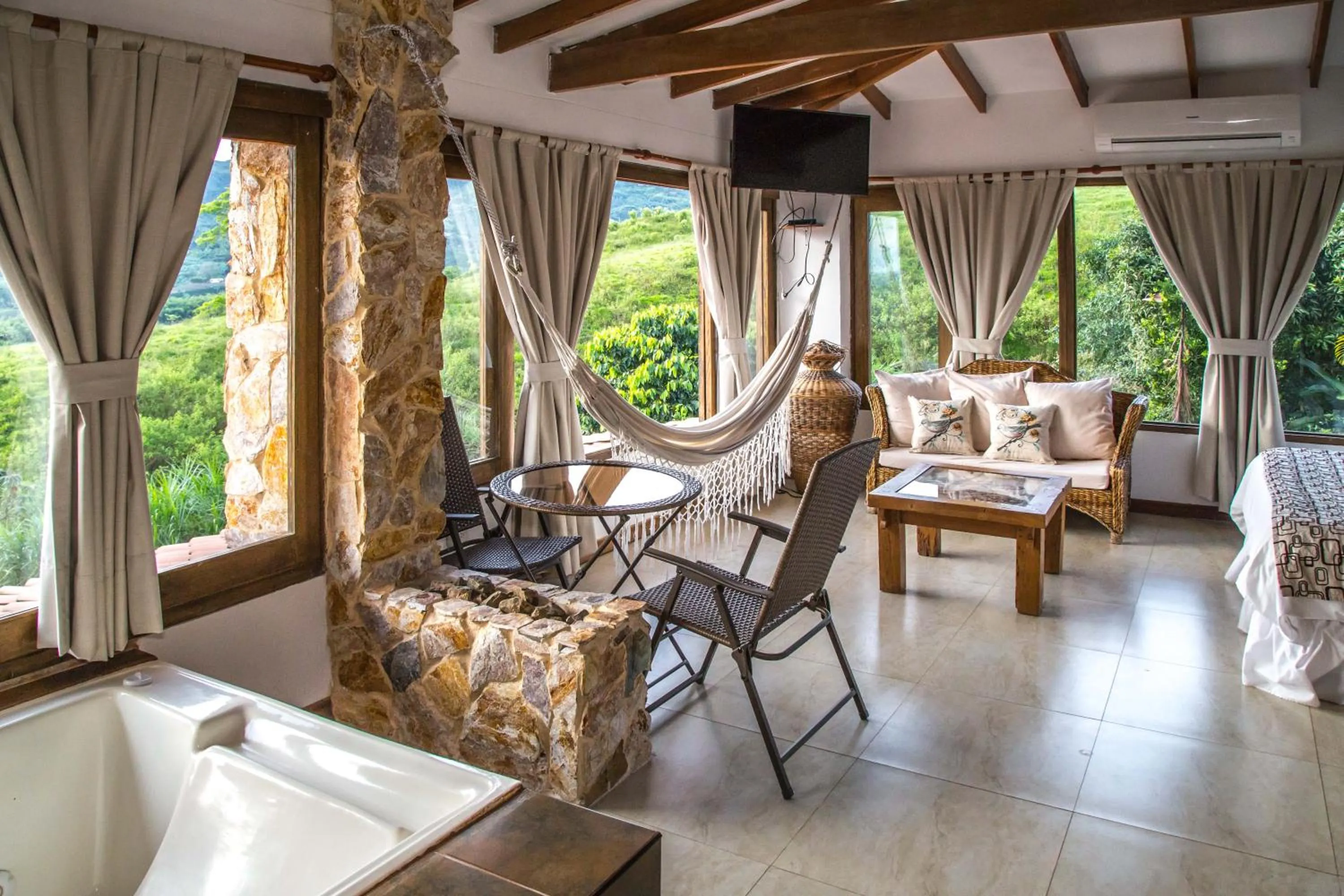 Living room in Hotel Spa La Colina