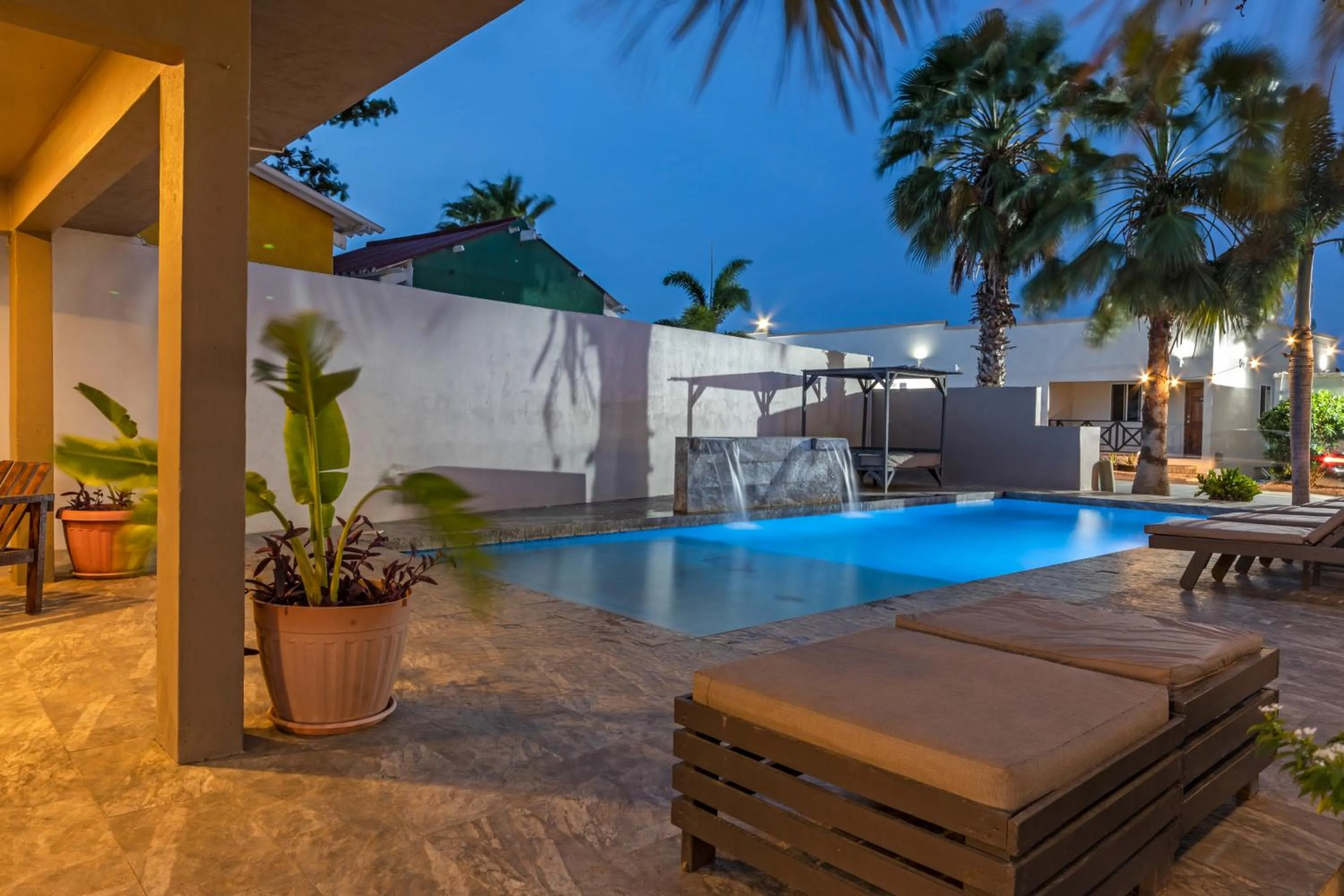 Pool view in Curadise Living