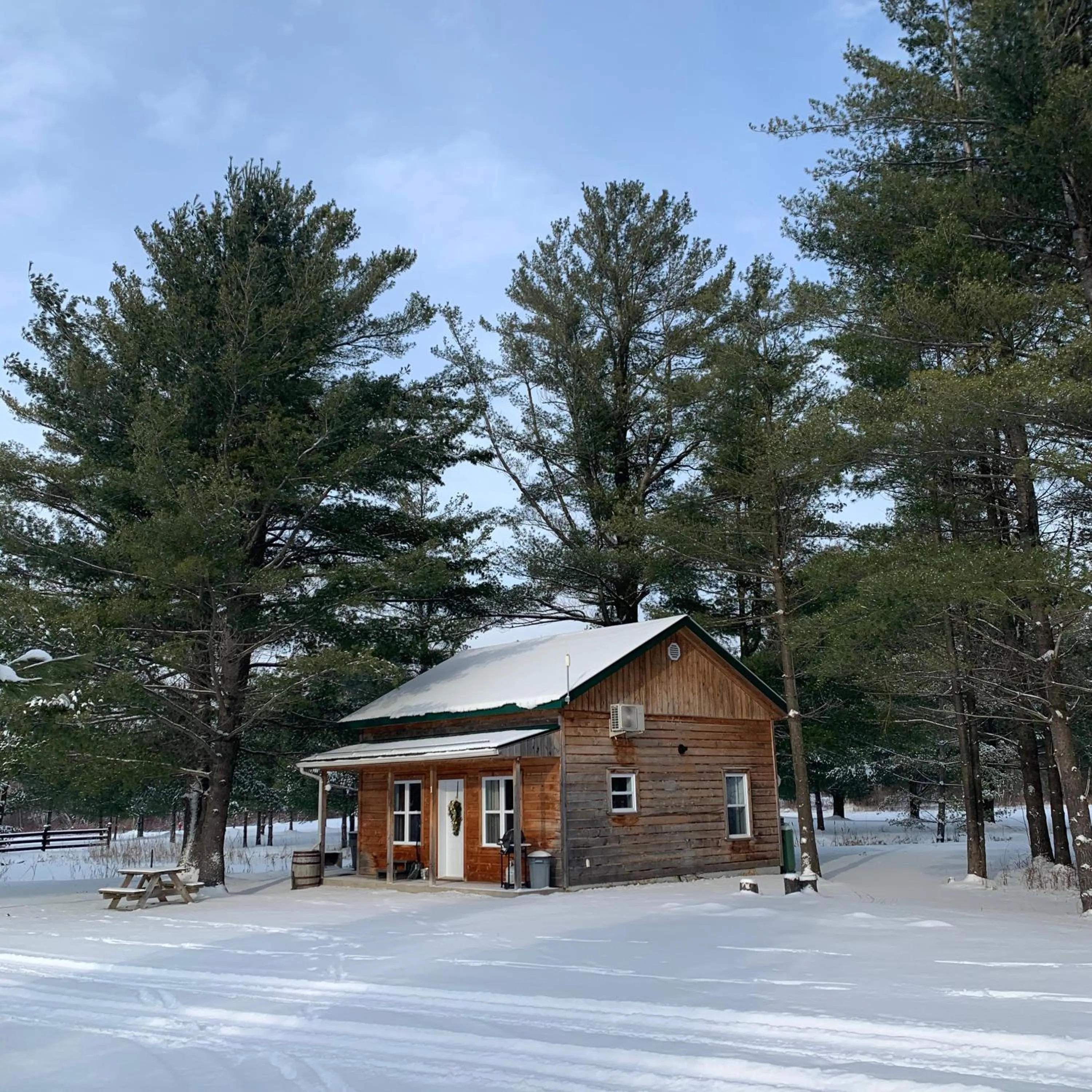 Winter in Chalets du Domaine Yamaska
