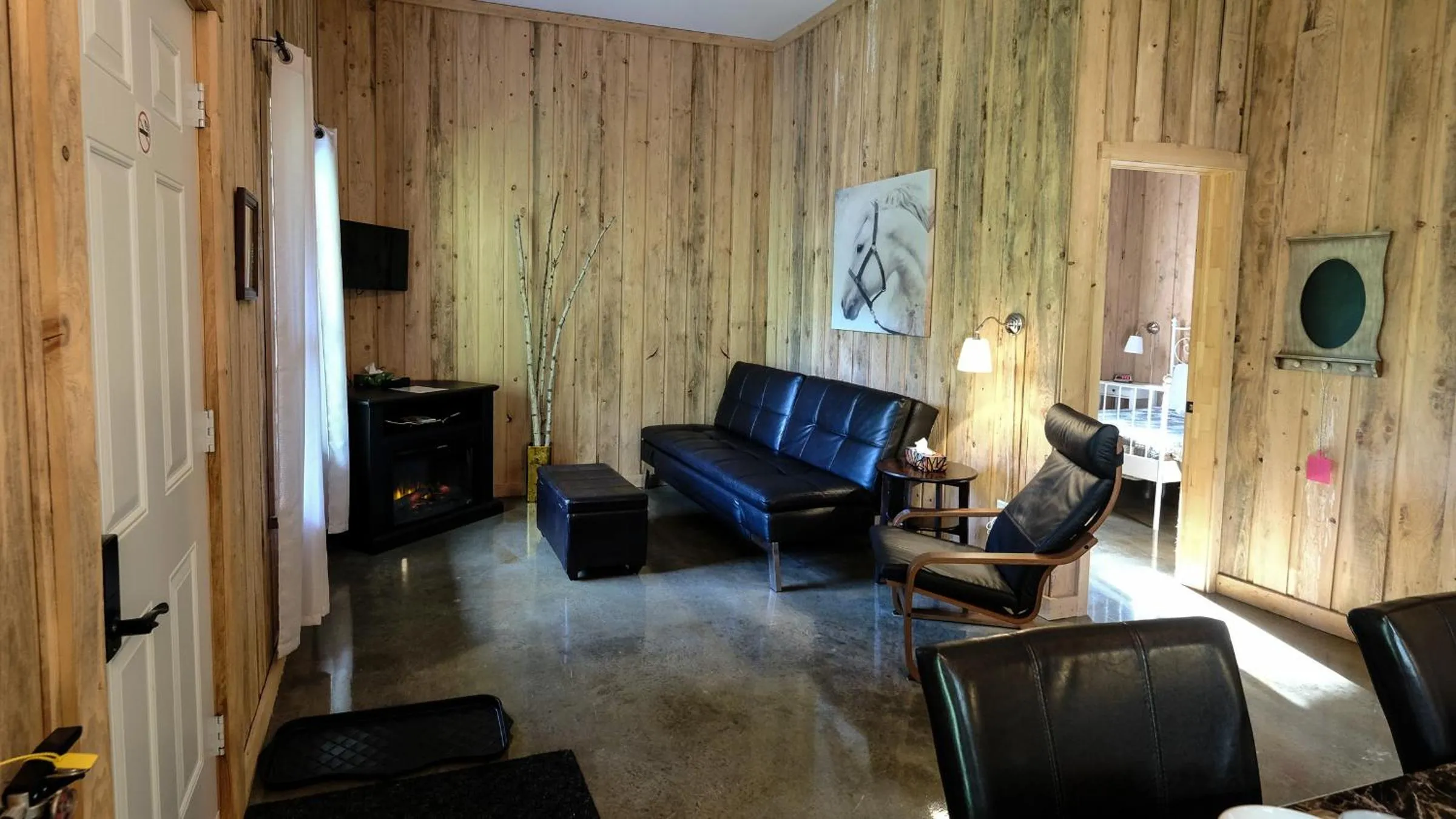 Living room in Chalets du Domaine Yamaska