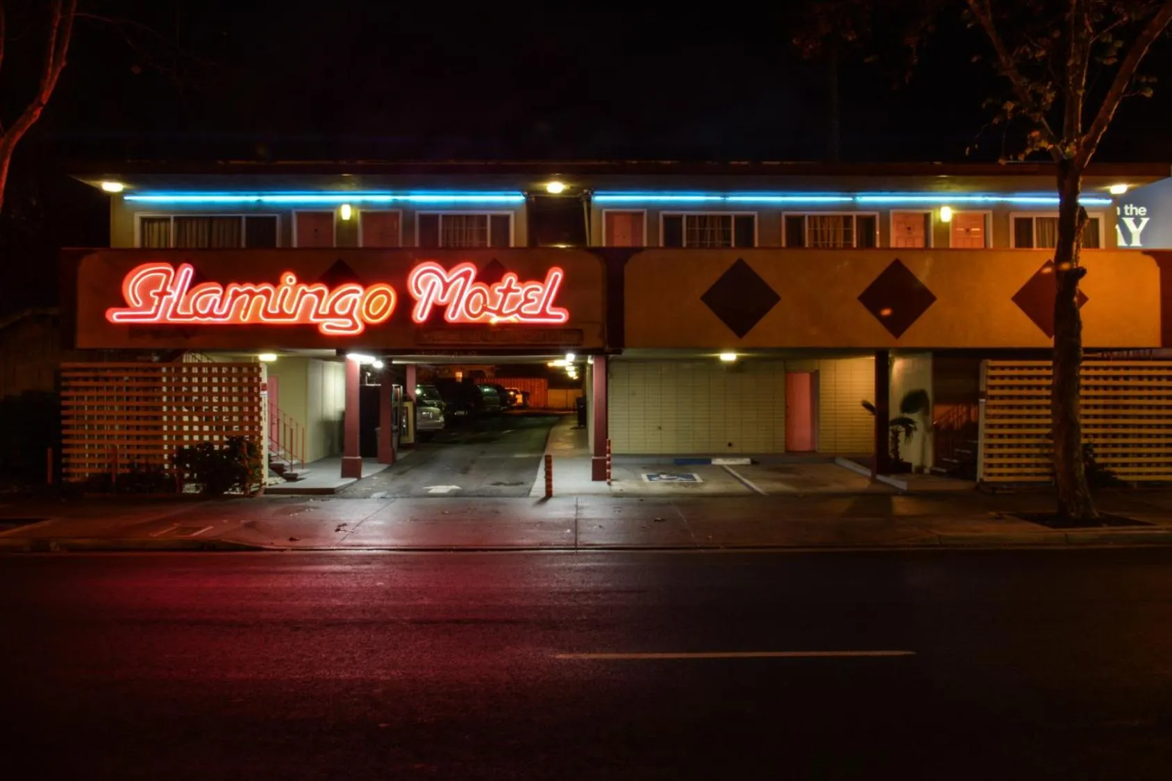 Property building in The Flamingo Motel San Jose