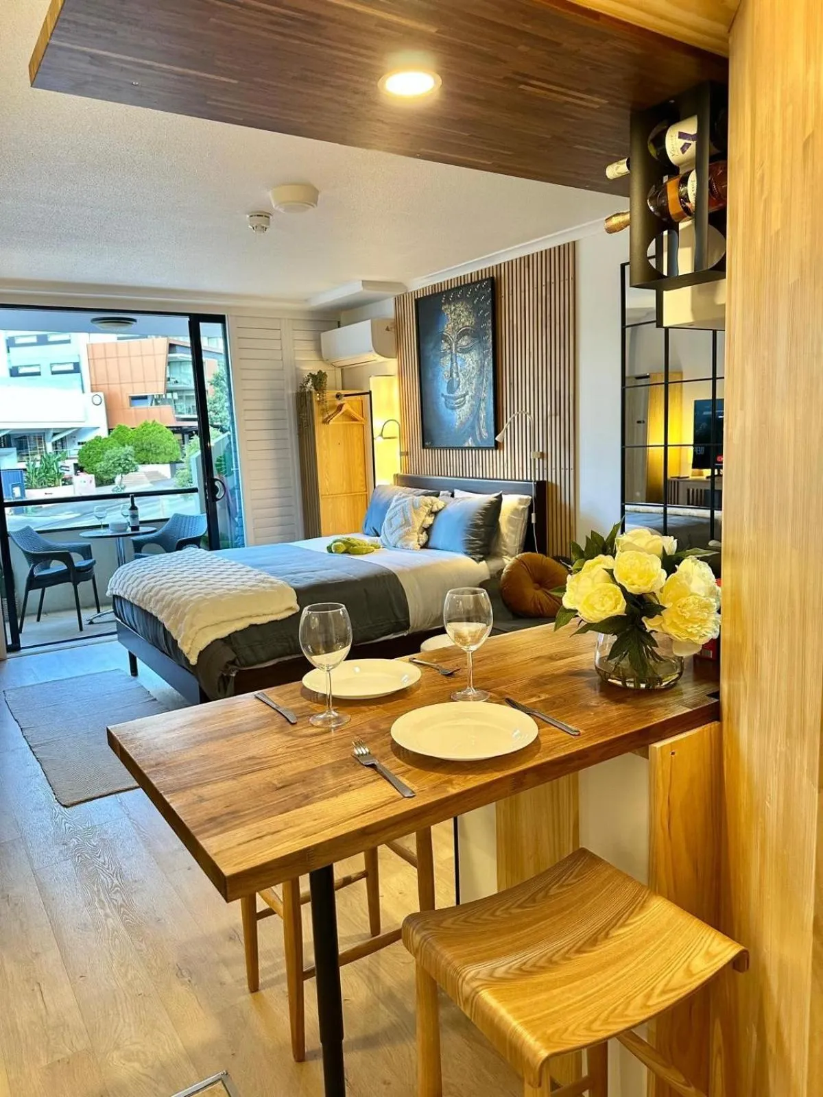 Bedroom in West End Central Apartments