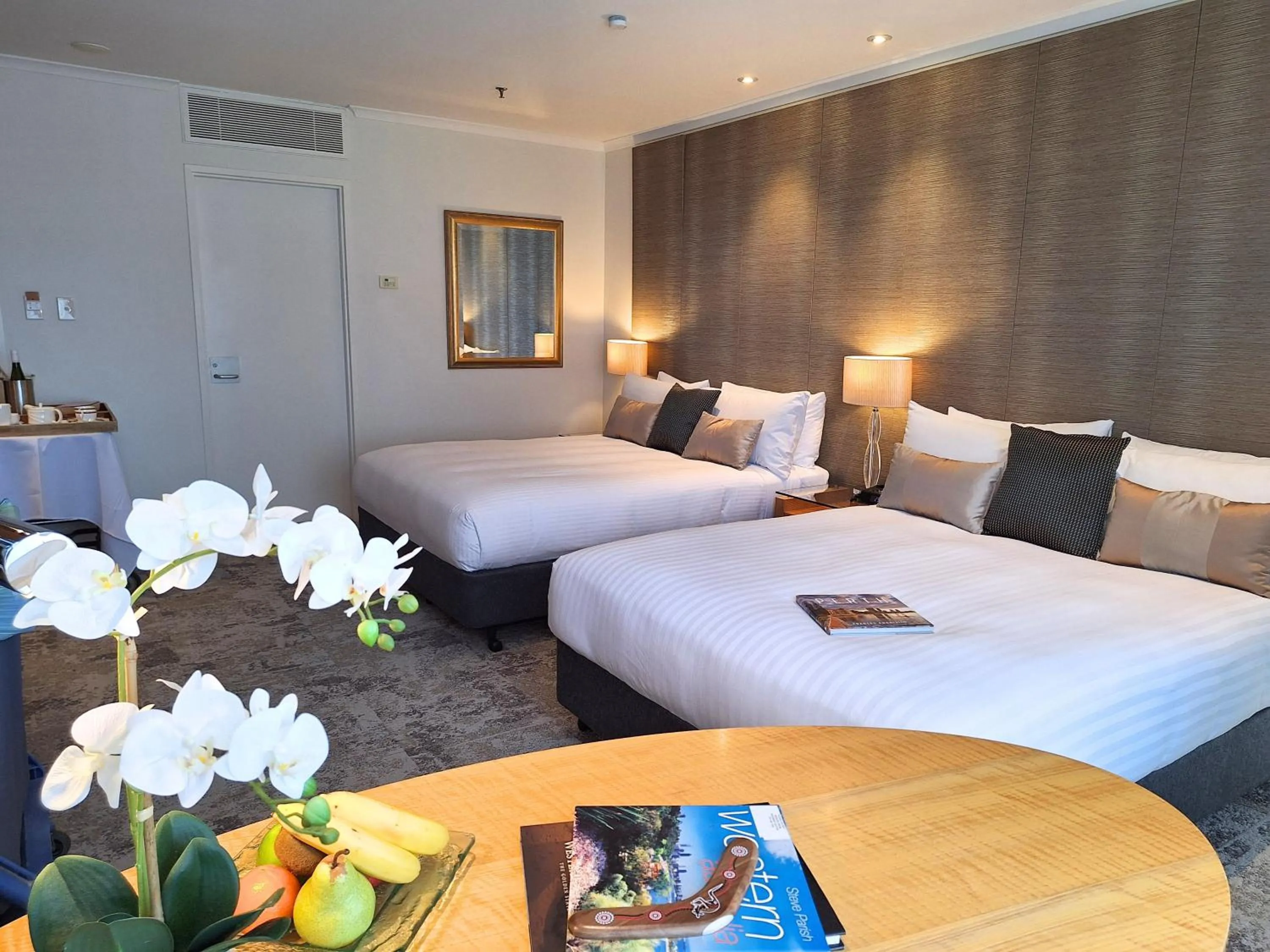 Bed in Hyatt Regency Perth