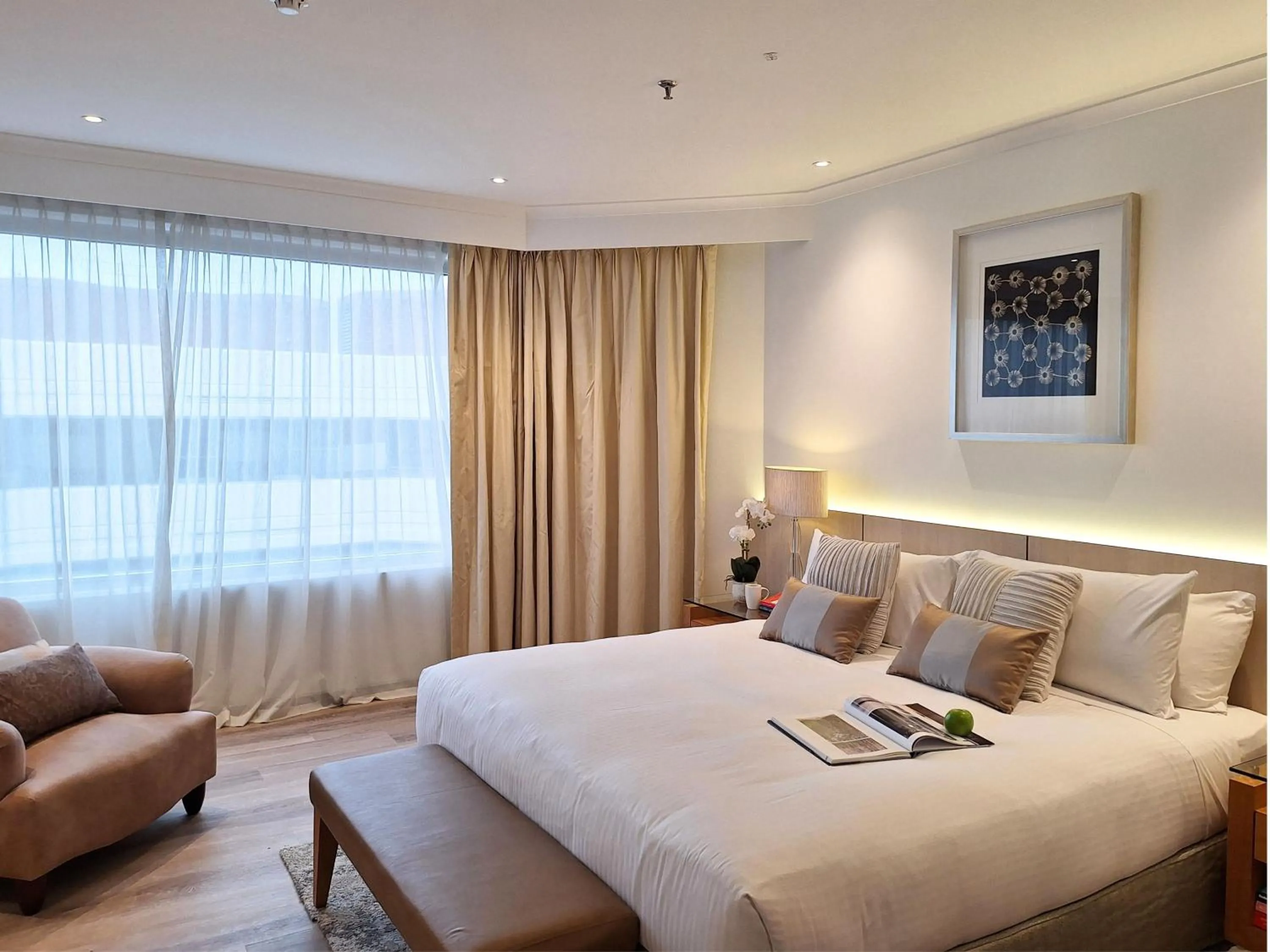 Bed in Hyatt Regency Perth