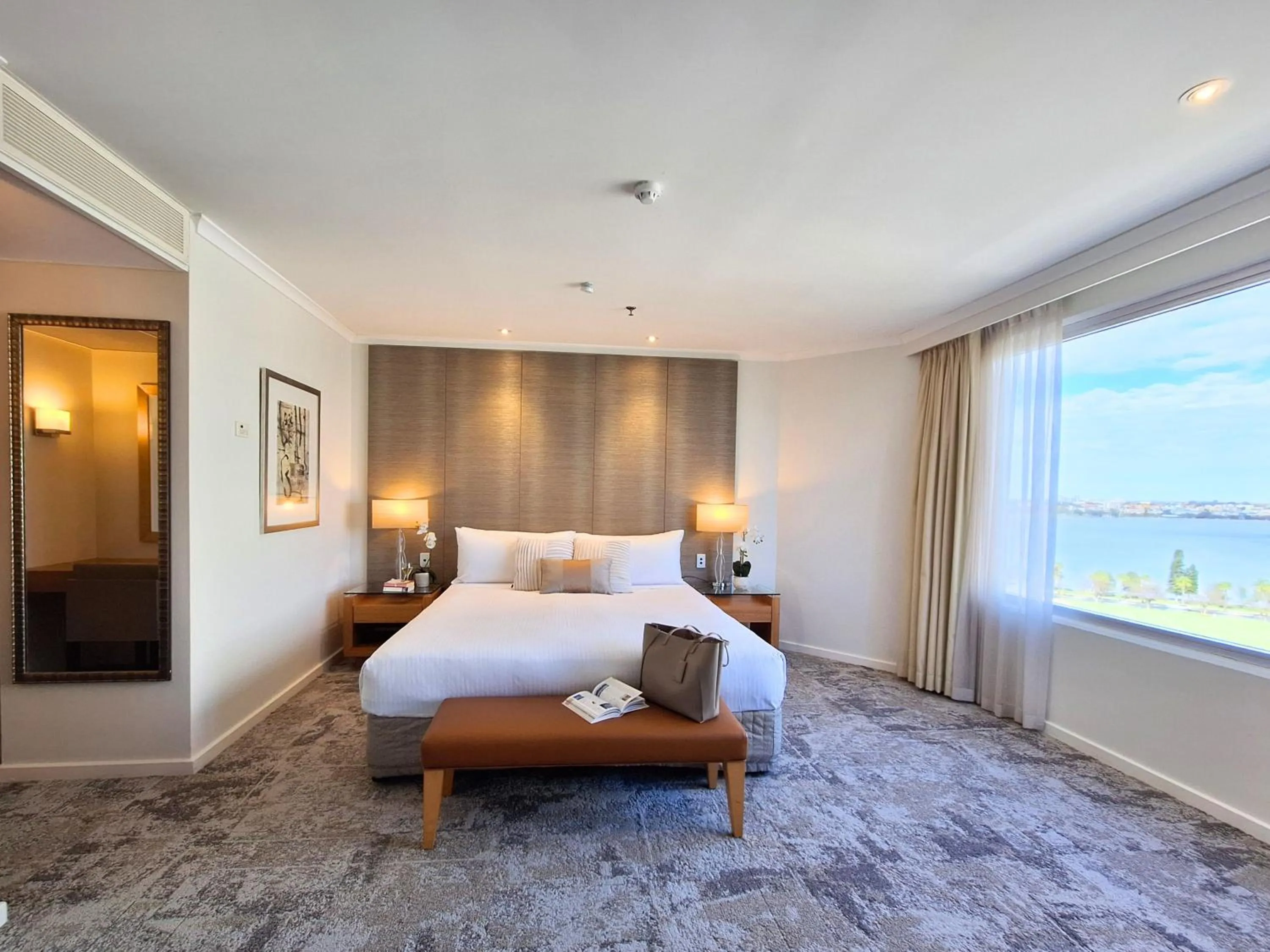 Bed in Hyatt Regency Perth