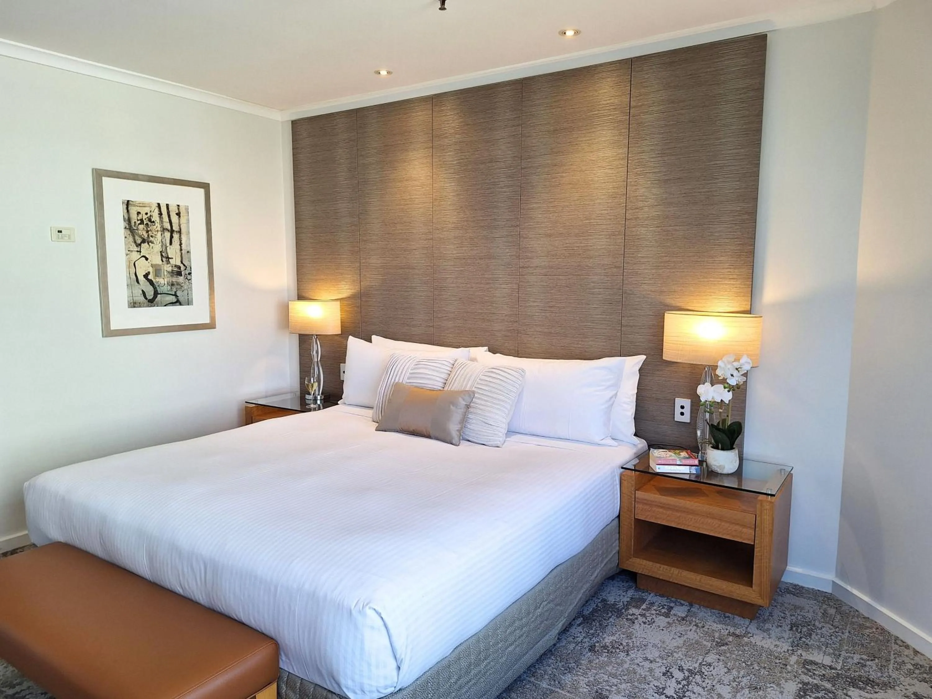 Bed in Hyatt Regency Perth