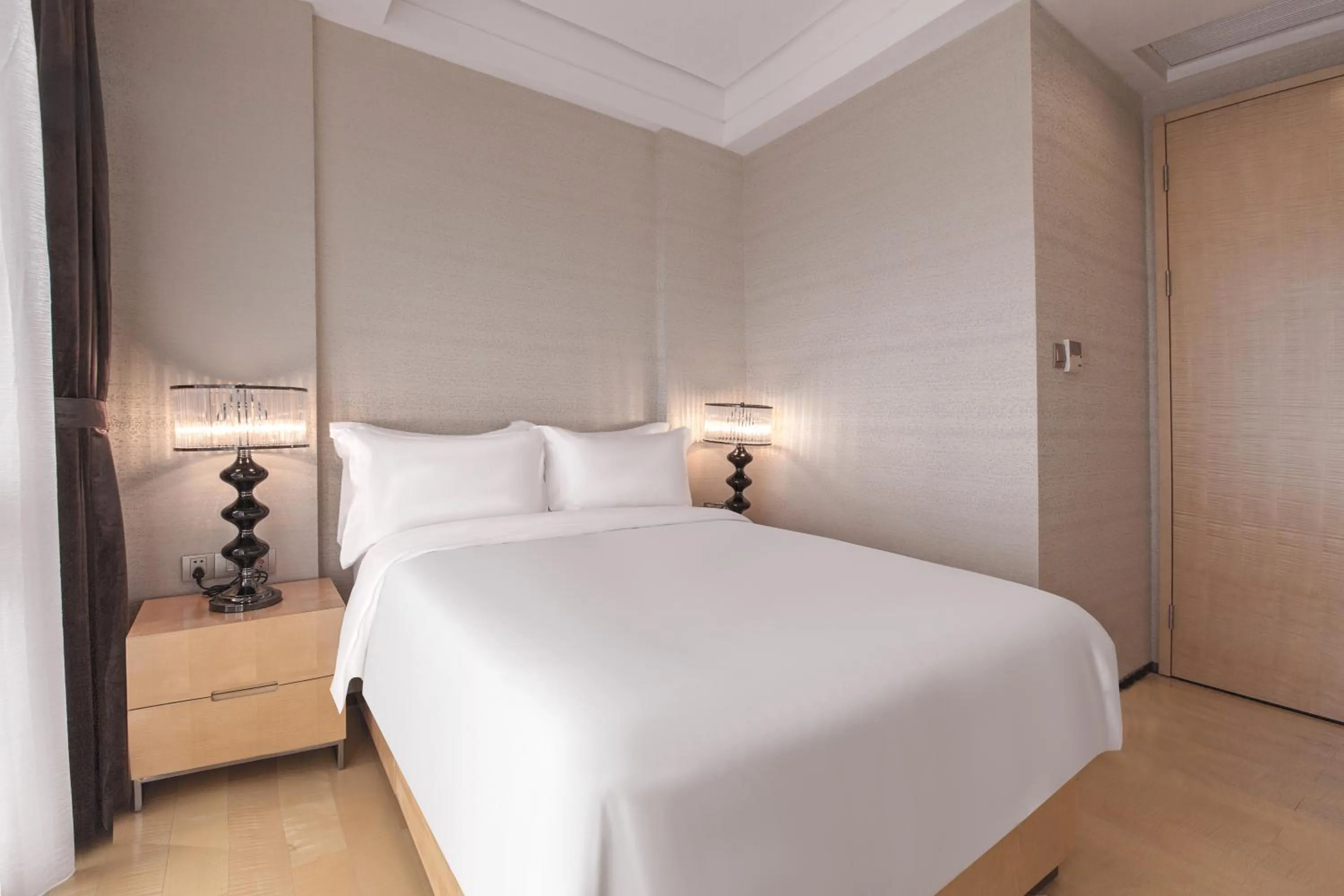 Bed in Vaperse Hotel Guangzhou Zhujiang New Town