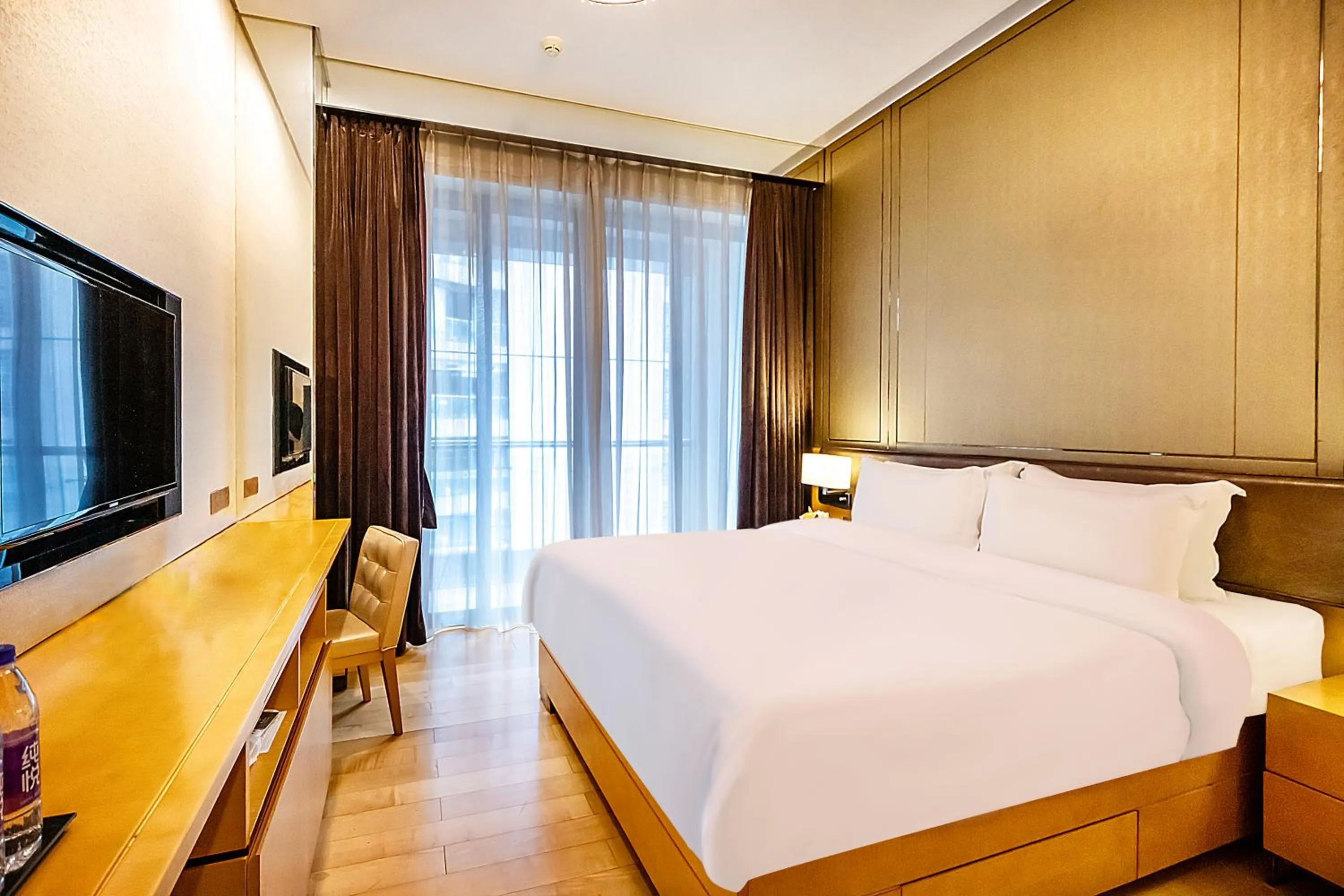 Bed in Vaperse Hotel Guangzhou Zhujiang New Town