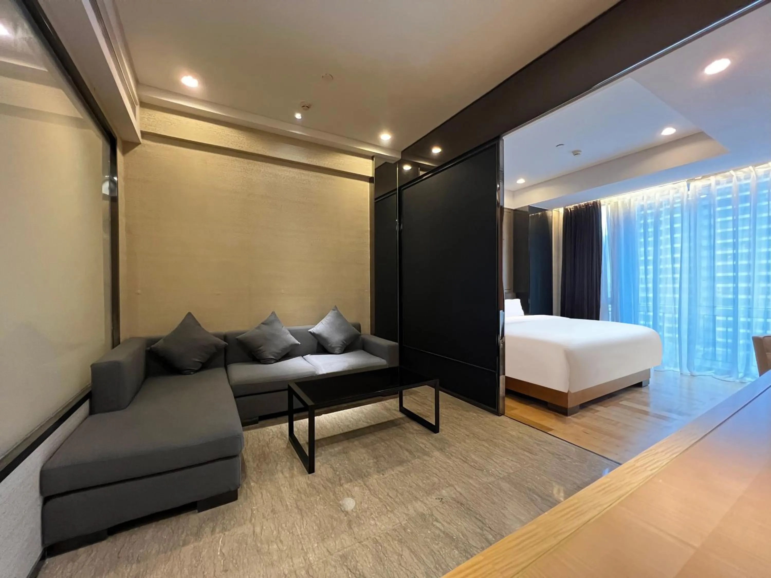 Bed in Vaperse Hotel Guangzhou Zhujiang New Town