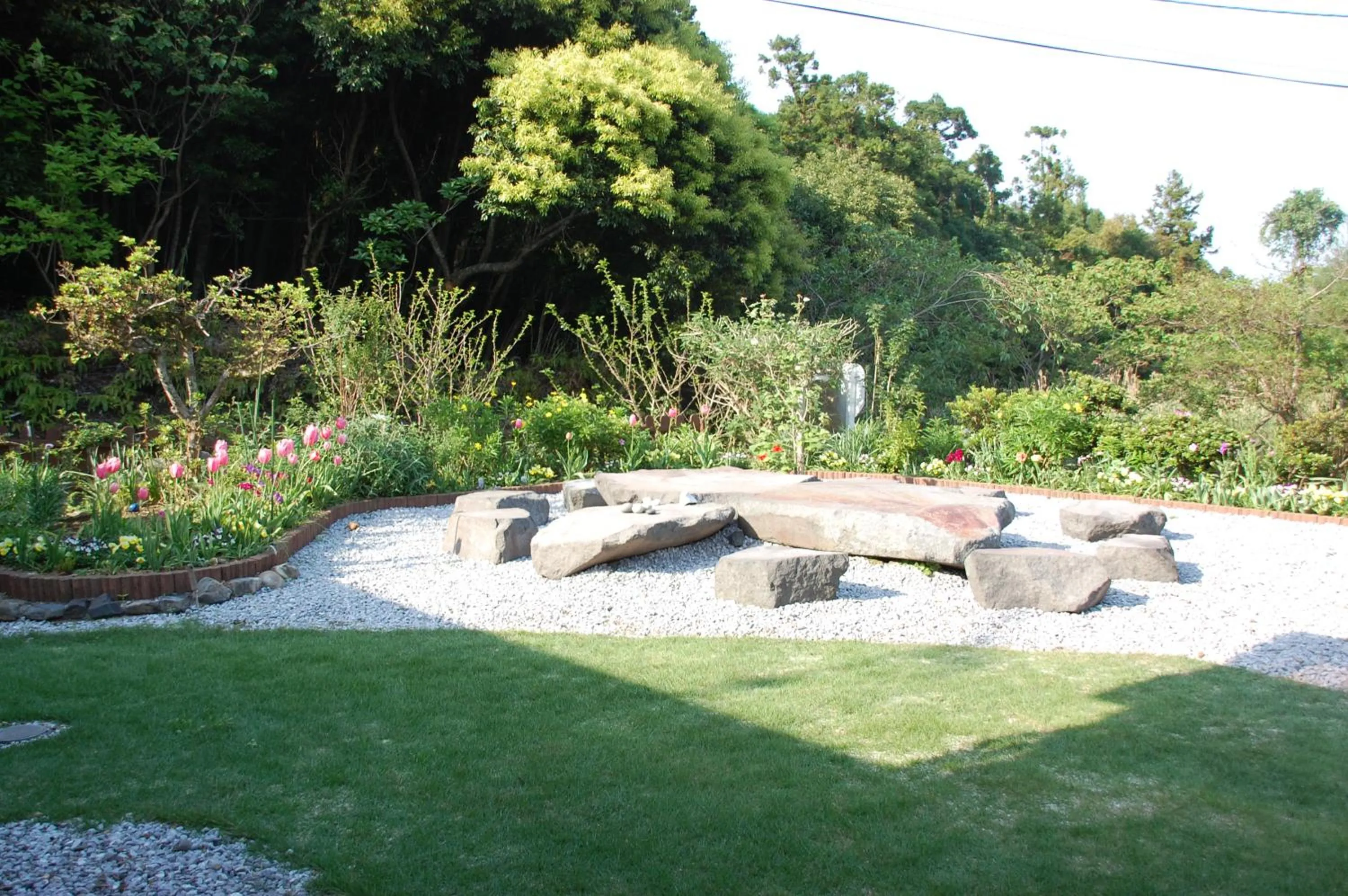 Garden in Yakushima Pension Ichigoichie
