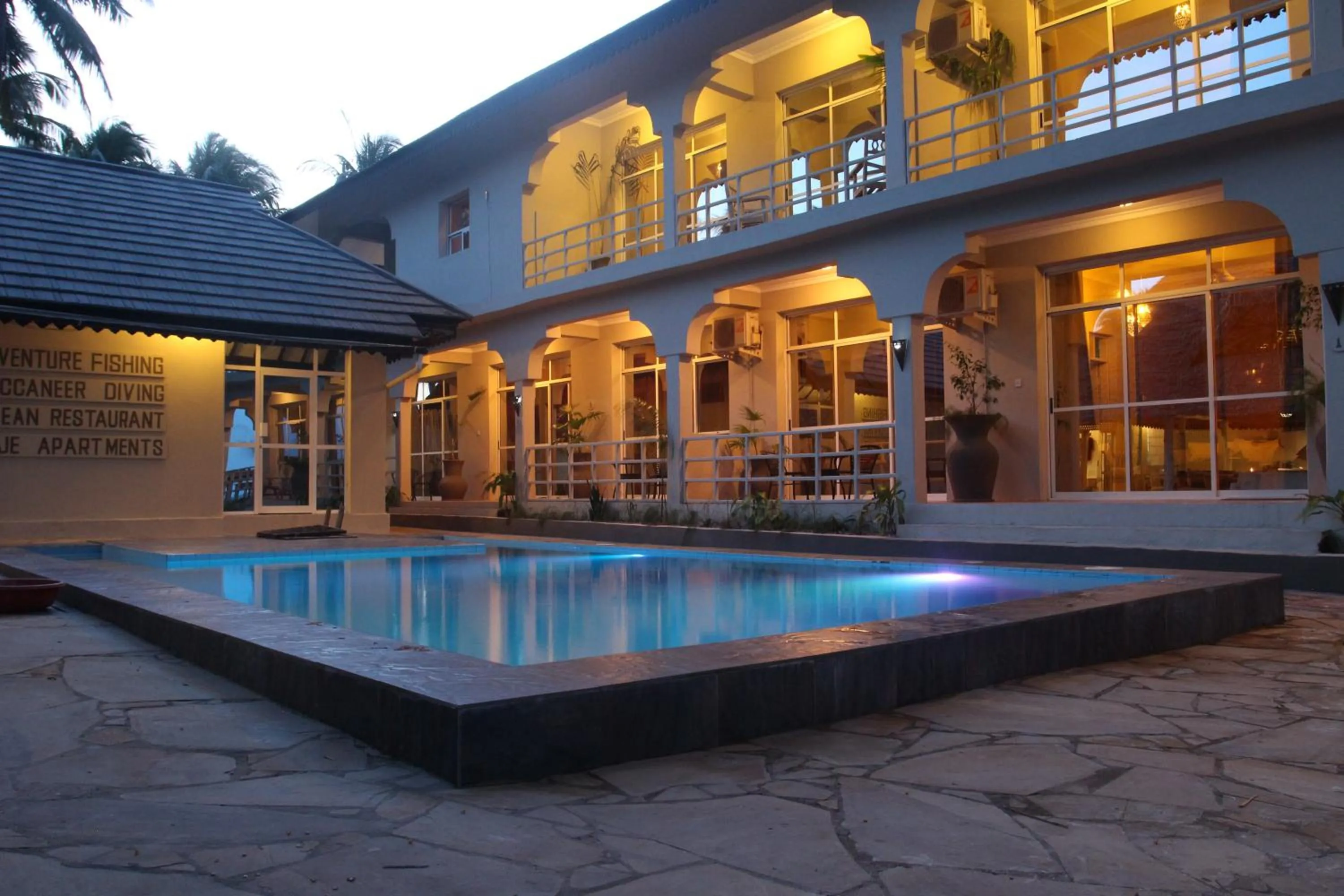 Swimming pool in Paje Beach Apartments & Hotel