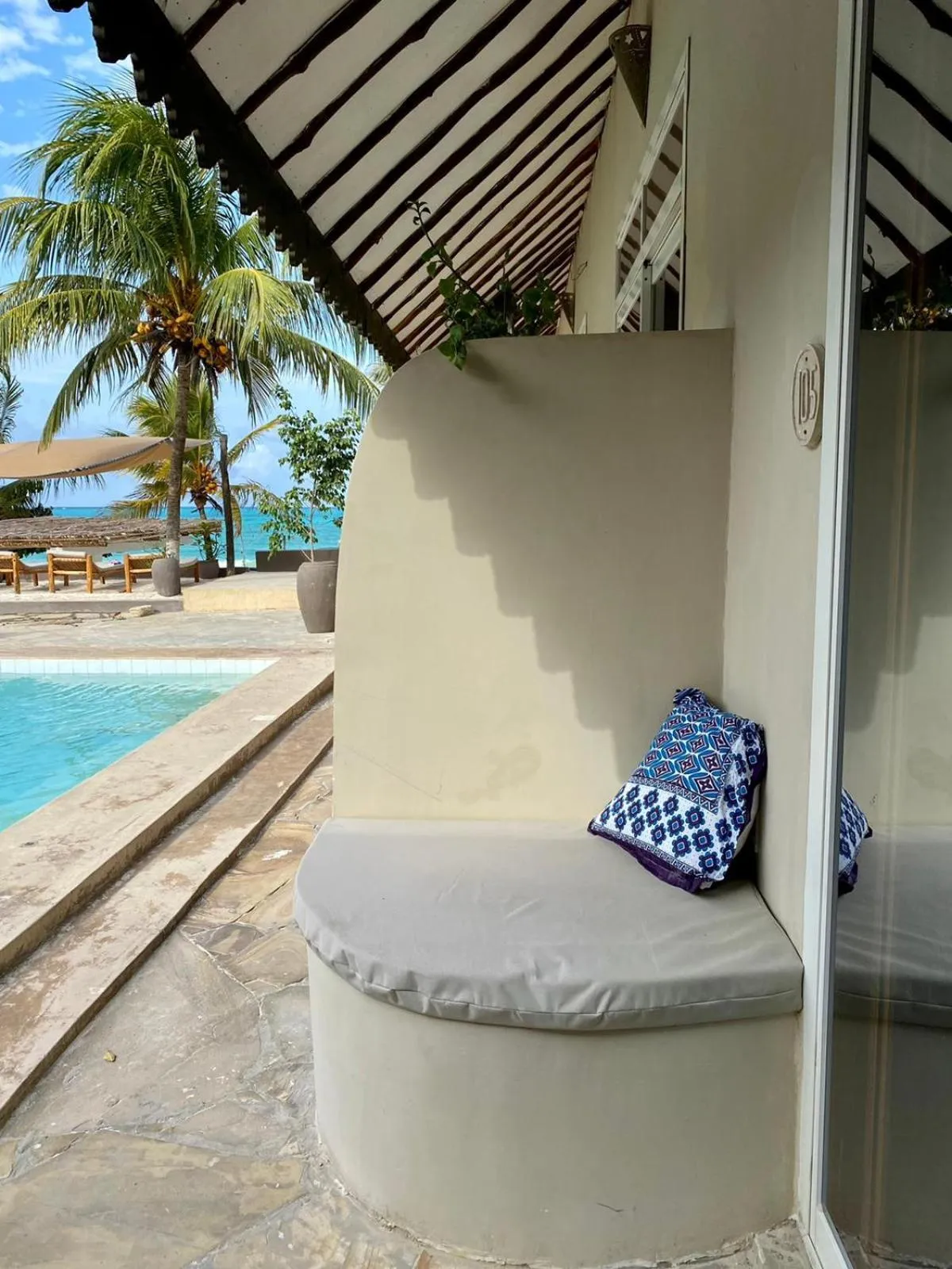 View (from property/room) in Paje Beach Apartments & Hotel